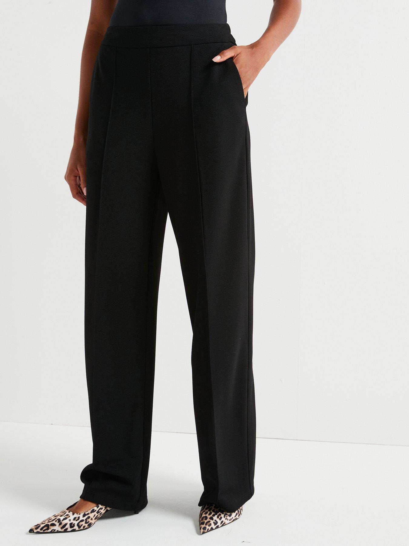 Smart black trousers ladies uk store