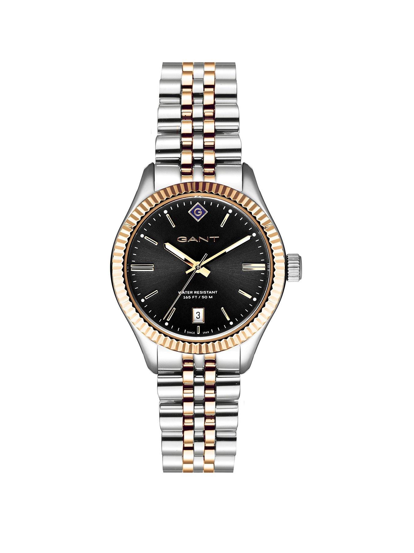 GANT Sussex 34mm Watch - Black Dial/2-Tone