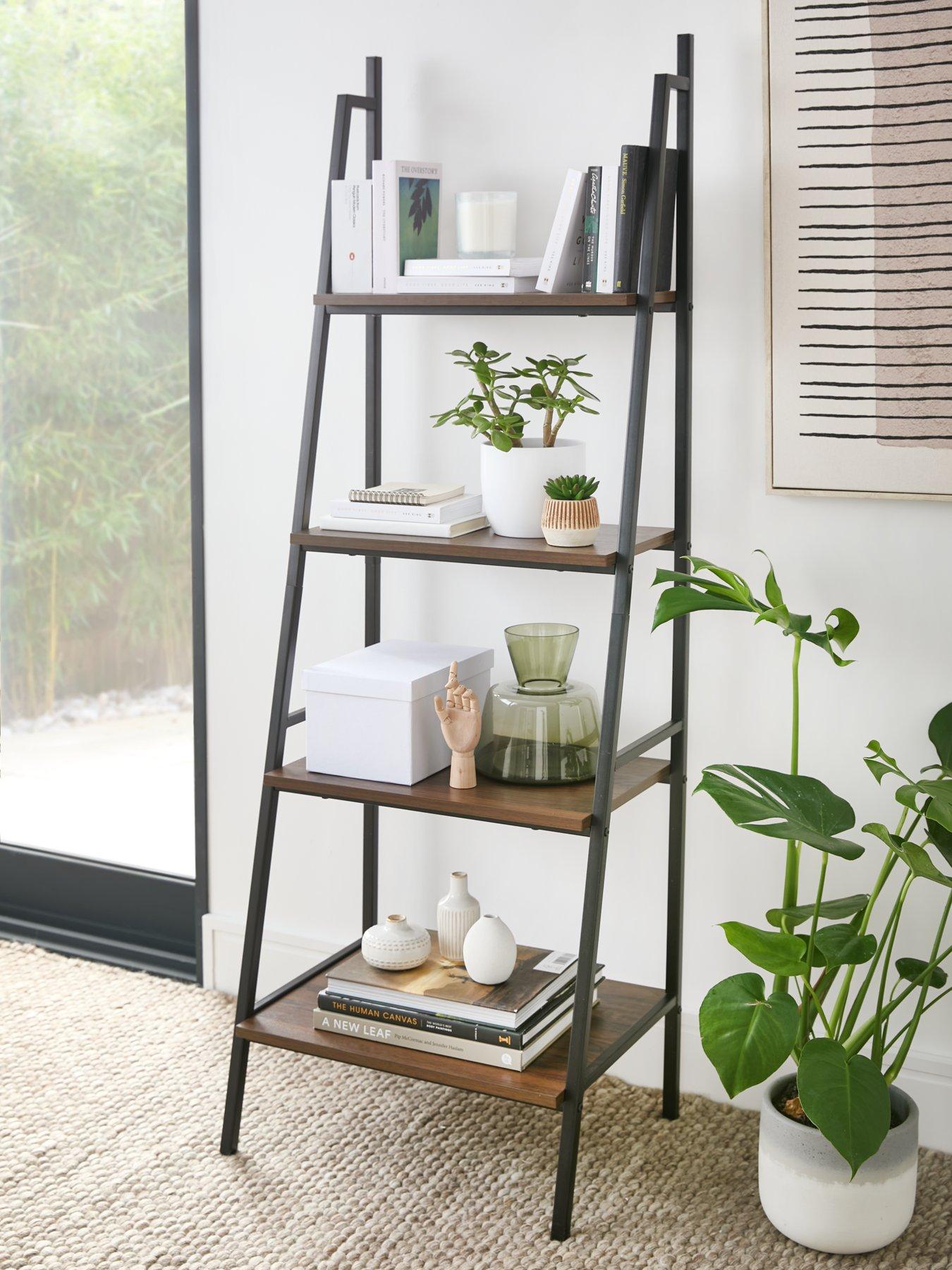 Very Home Otis 4 Tier Open Ladder Shelf Unit - FSC Certified