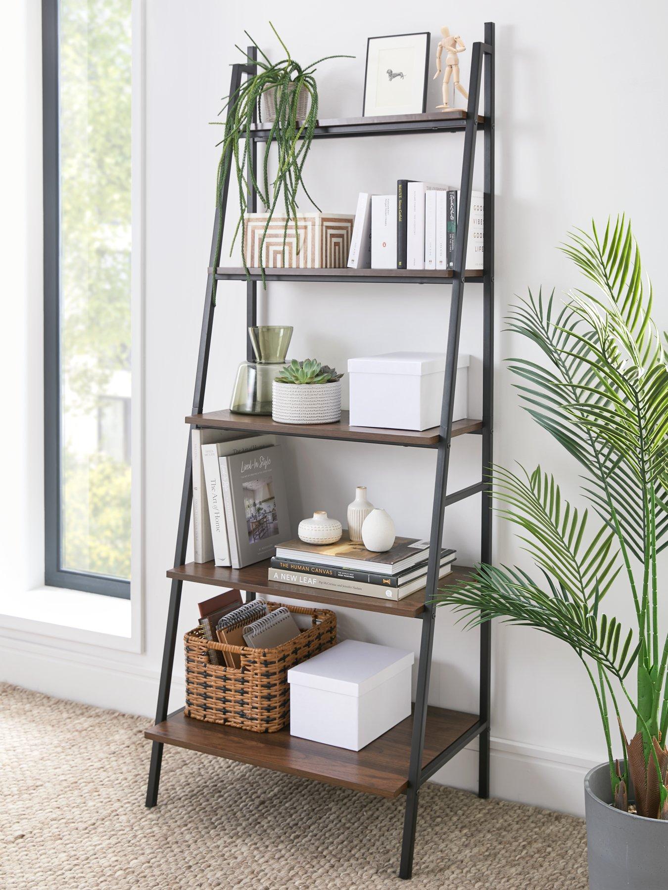 Product photograph of Very Home Otis 5 Tier Open Ladder Shelf Unit - Fsc Certified from very.co.uk