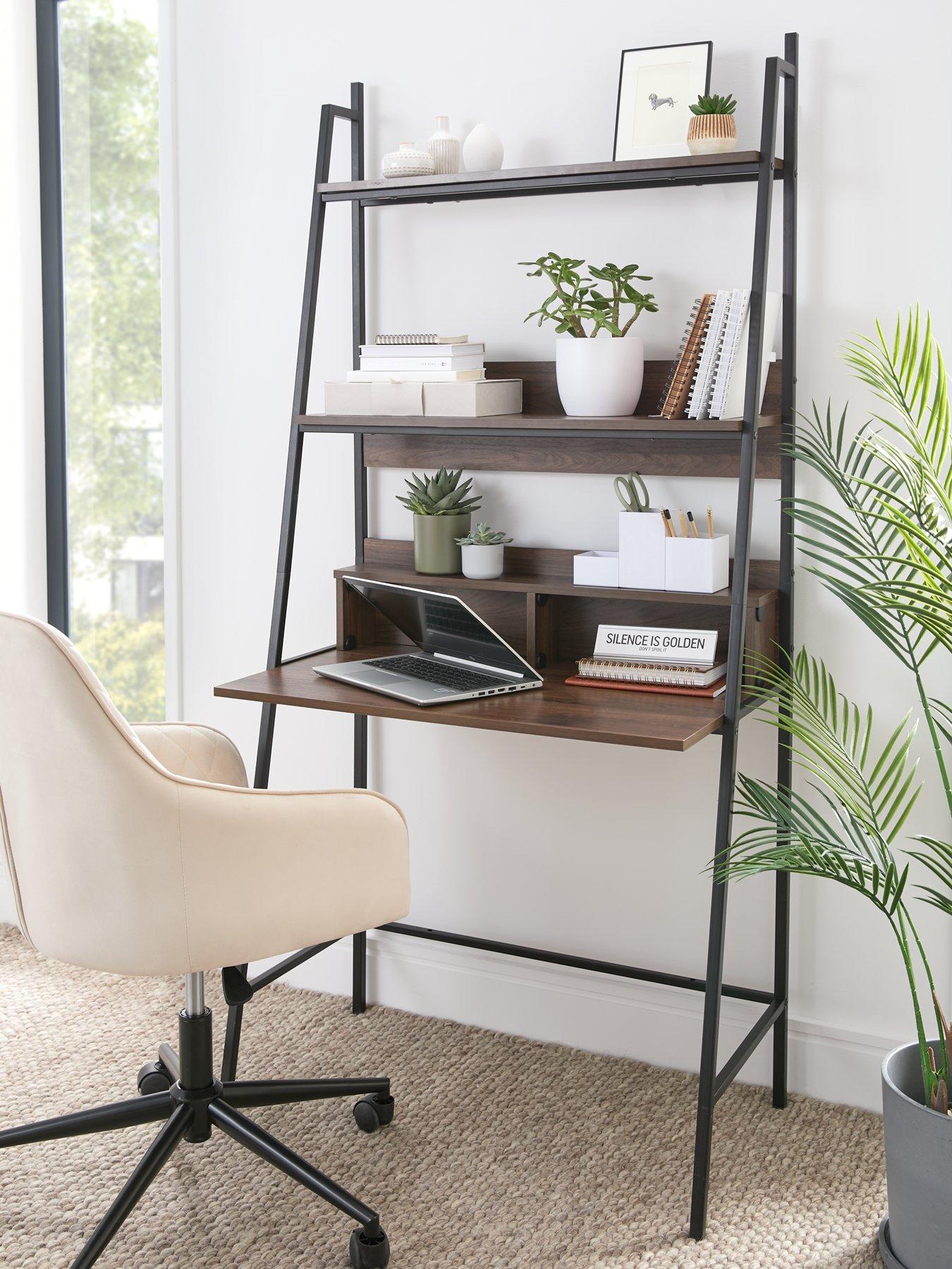 undefined Otis Desk with 2 Shelves - FSC Certified