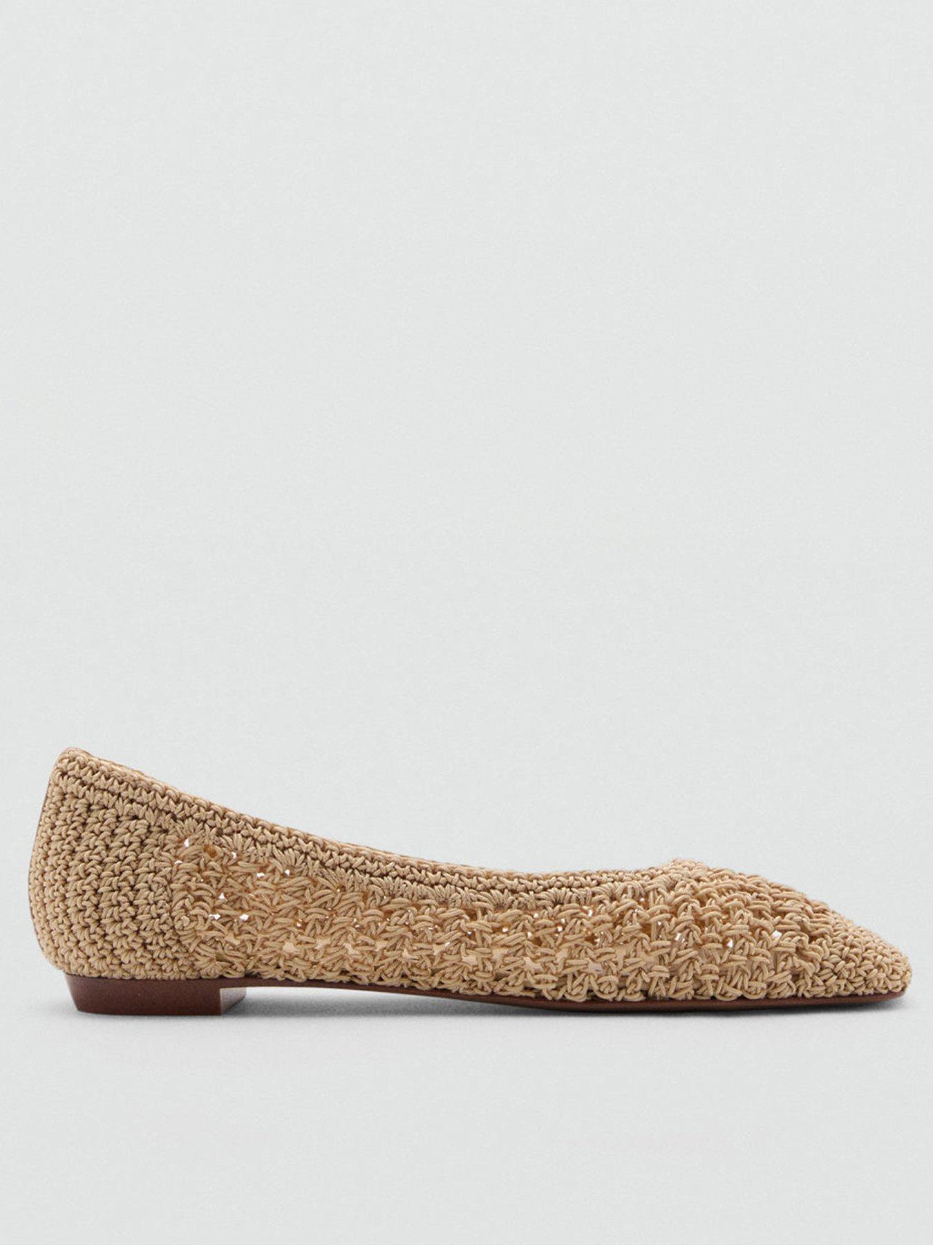 Mango Square Toed Braided Design Pumps | Very.co.uk