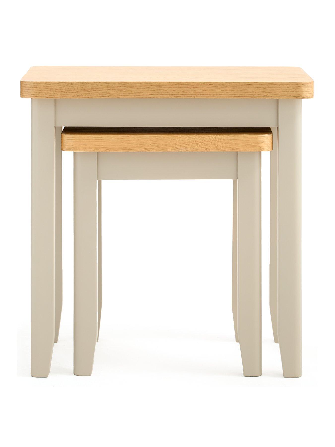 Image 2 of 7 of Very Home Malone Nest of Tables&nbsp;- contains Solid Wood