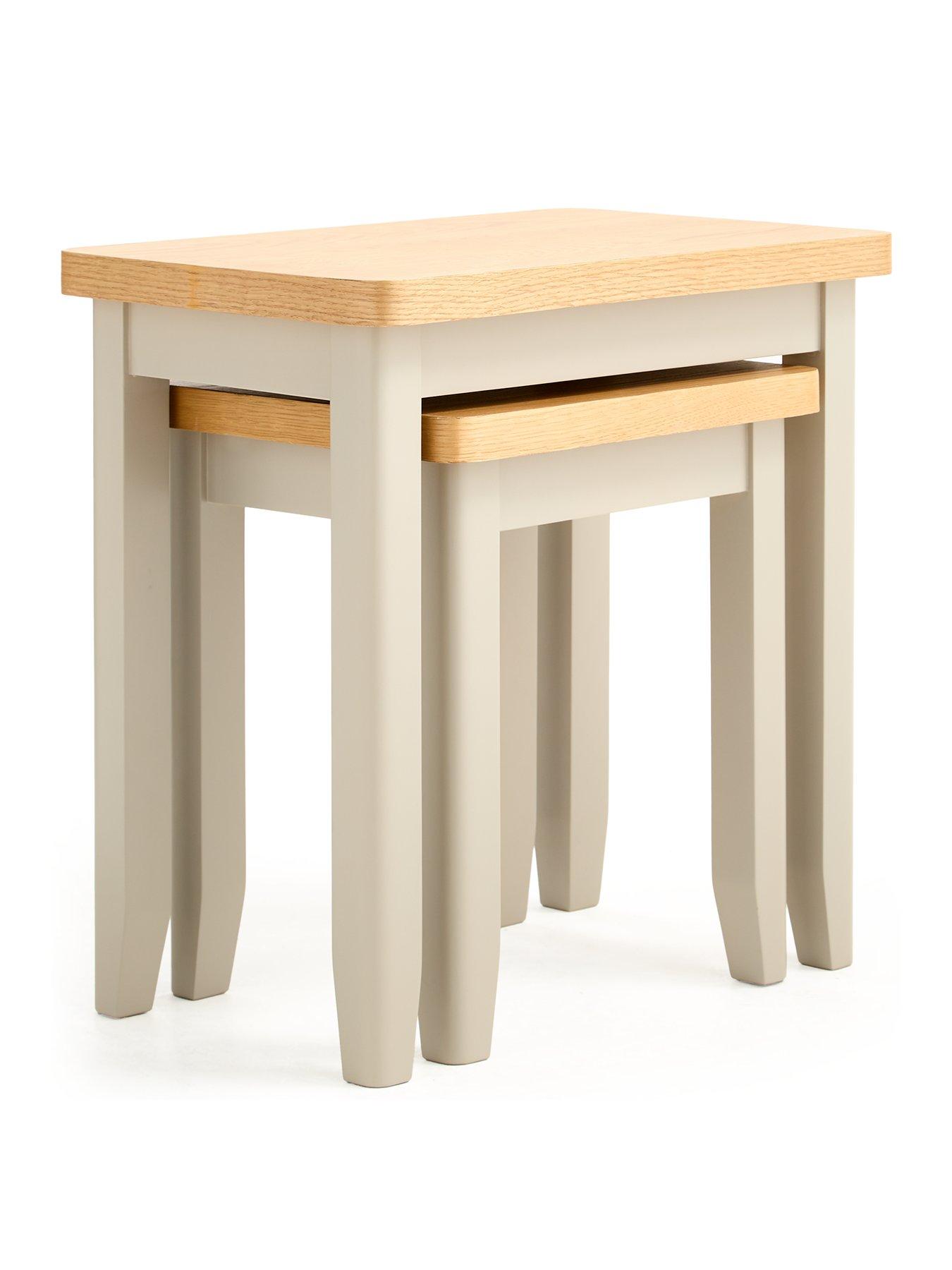 Image 3 of 7 of Very Home Malone Nest of Tables&nbsp;- contains Solid Wood