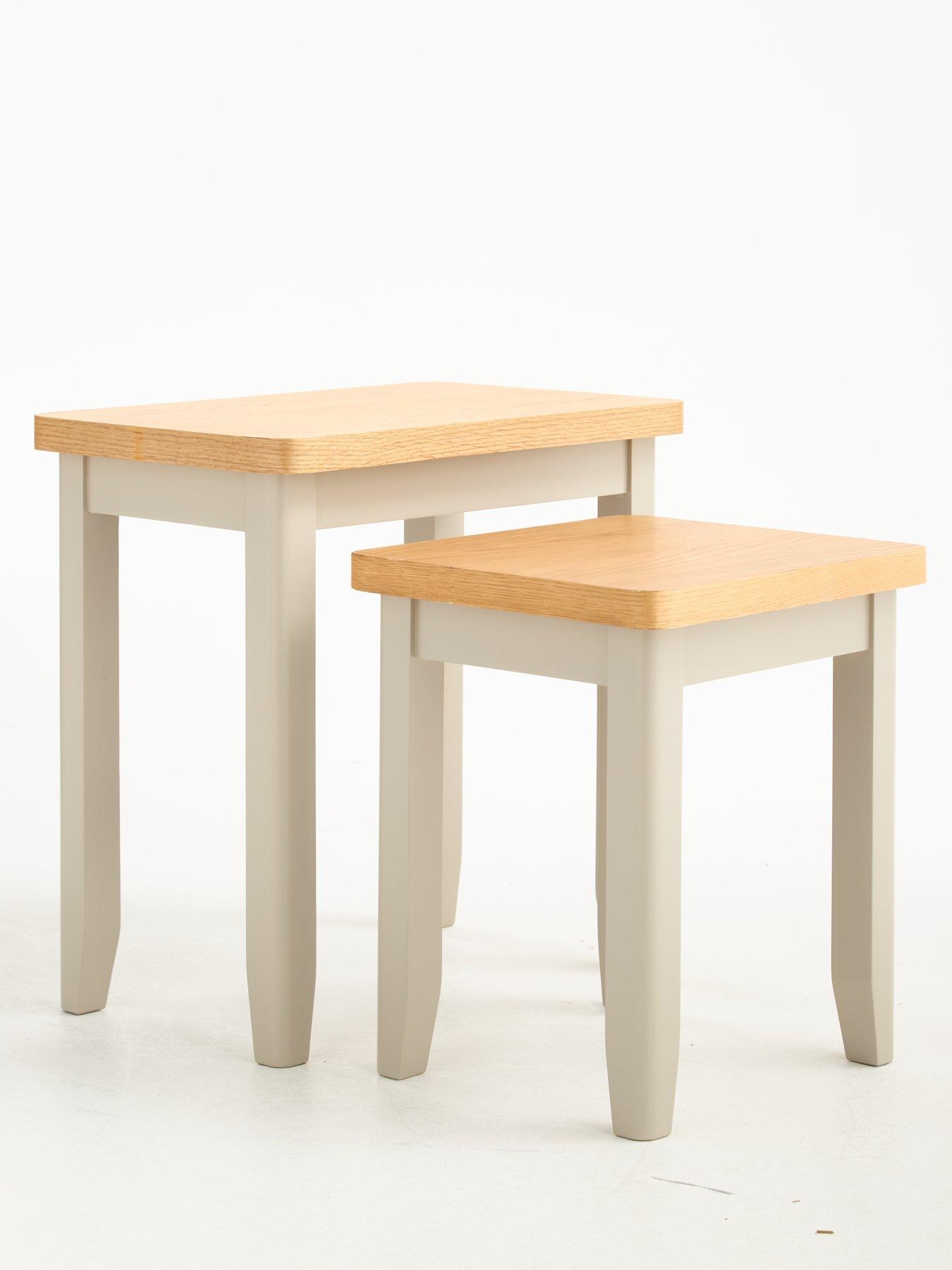 Image 6 of 7 of Very Home Malone Nest of Tables&nbsp;- contains Solid Wood