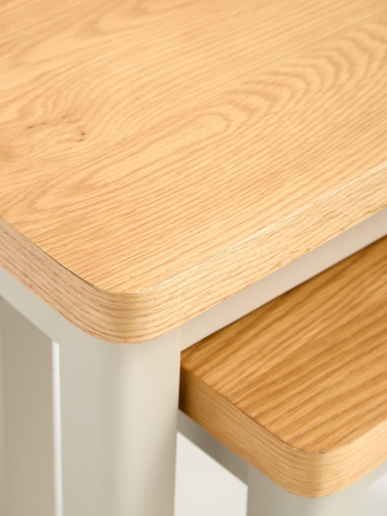 Image 7 of 7 of Very Home Malone Nest of Tables&nbsp;- contains Solid Wood