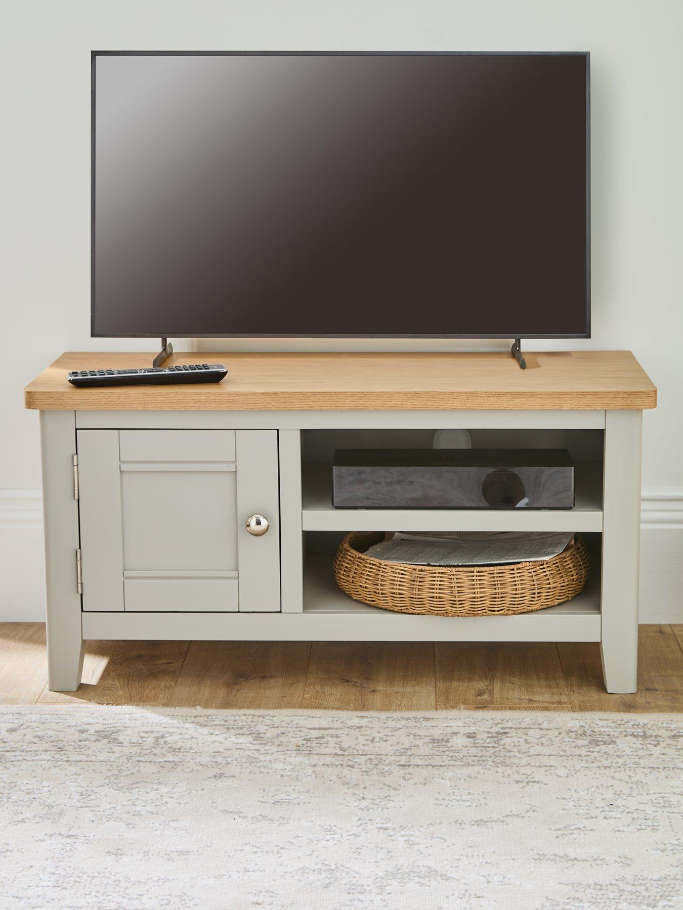 undefined Malone Ready Assembled TV Unit - fits up To 42 inch TV - contains Solid Wood