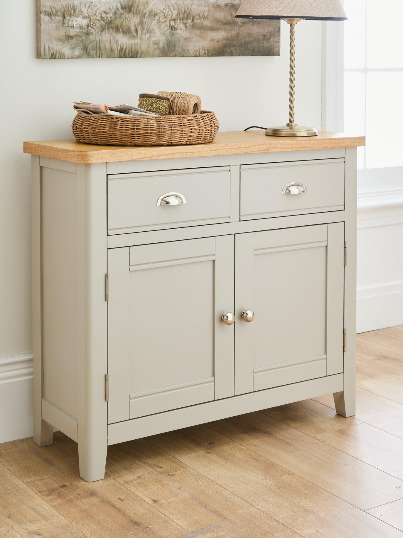 Very Home Malone Ready Assembled 2 Door, 2 Drawer Medium Sideboard - Contains Solid Wood