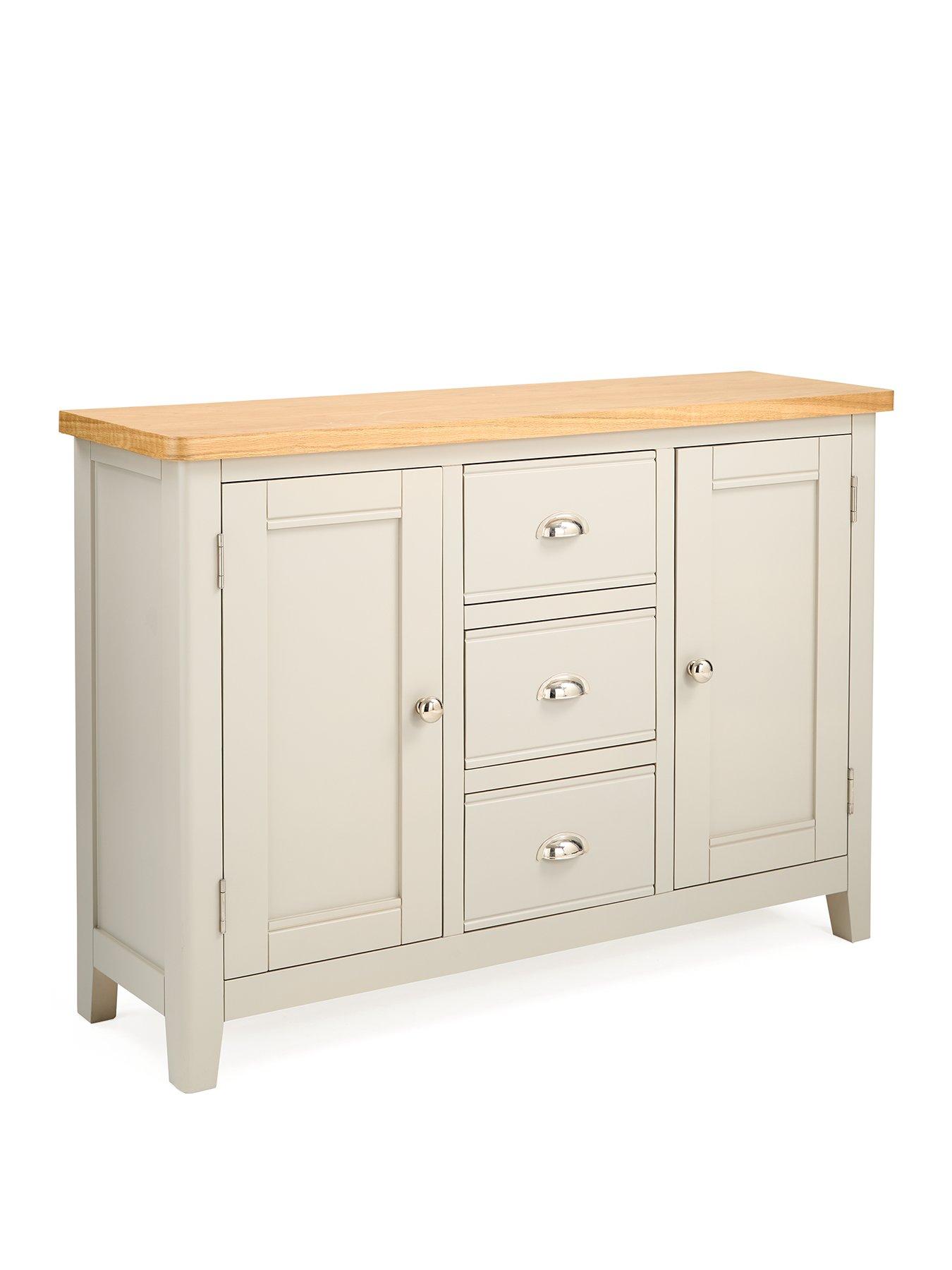 Image 3 of 7 of The Very Collection Malone Ready Assembled 2 Door, 2 Drawer Large Sideboard - contains Solid Wood