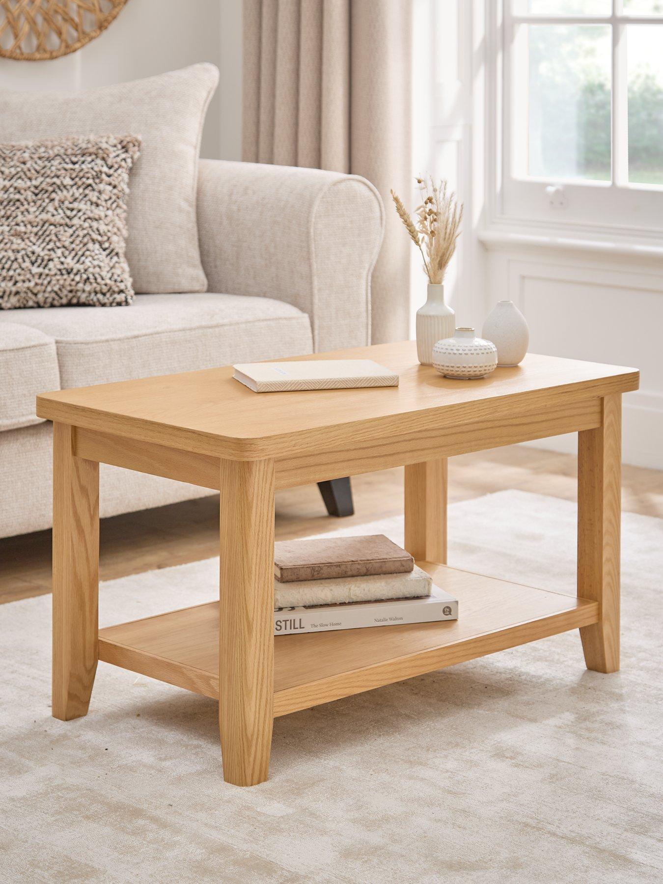 Product photograph of Very Home Ashwin Small Coffee Table - Contains Solid Wood from very.co.uk