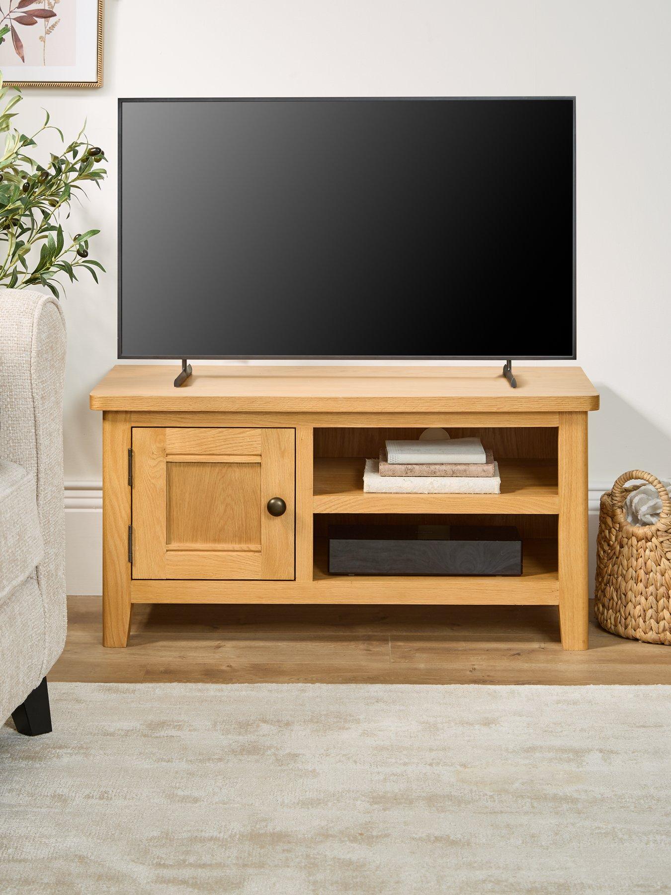 undefined Ashwin Ready Assembled TV Unit - fits up to 42 inch TV - contains Solid Wood