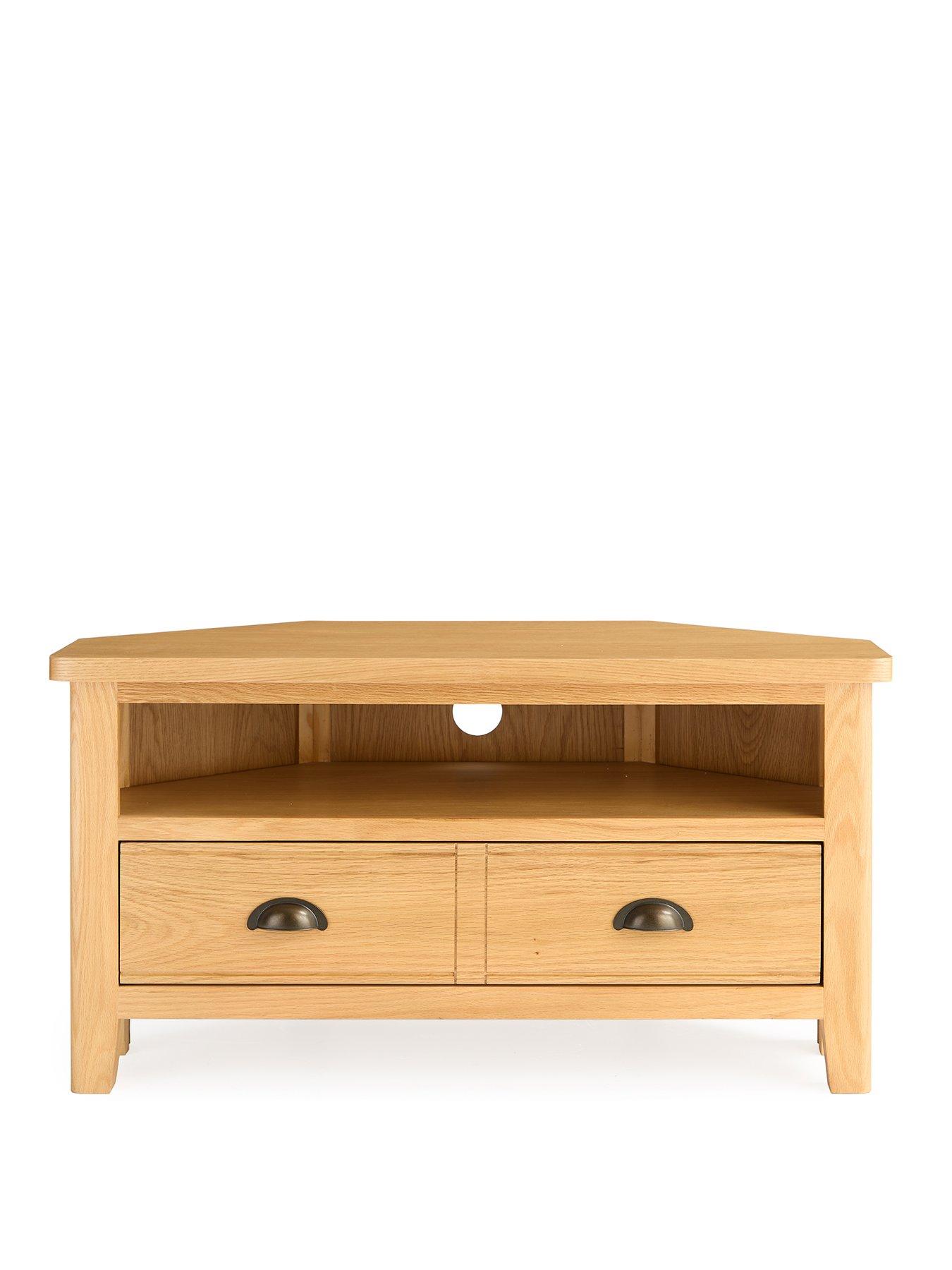 Very Home Ashwin Ready Assembled Corner TV Unit fits up to 42 inch TV