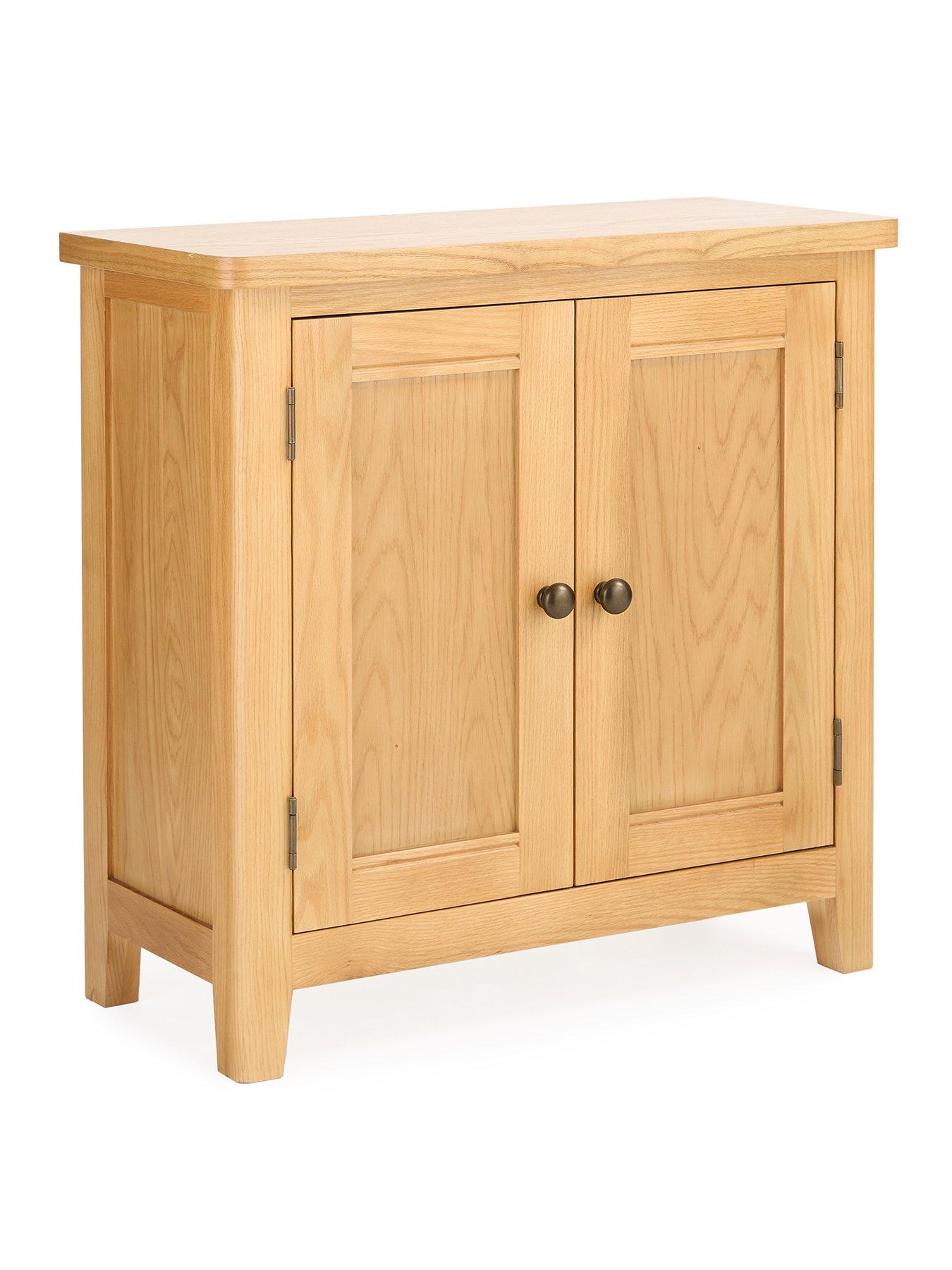 Image 3 of 7 of Very Home Ashwin Ready Assembled Small 2 Door&nbsp;Sideboard&nbsp;-&nbsp;contains Solid Wood