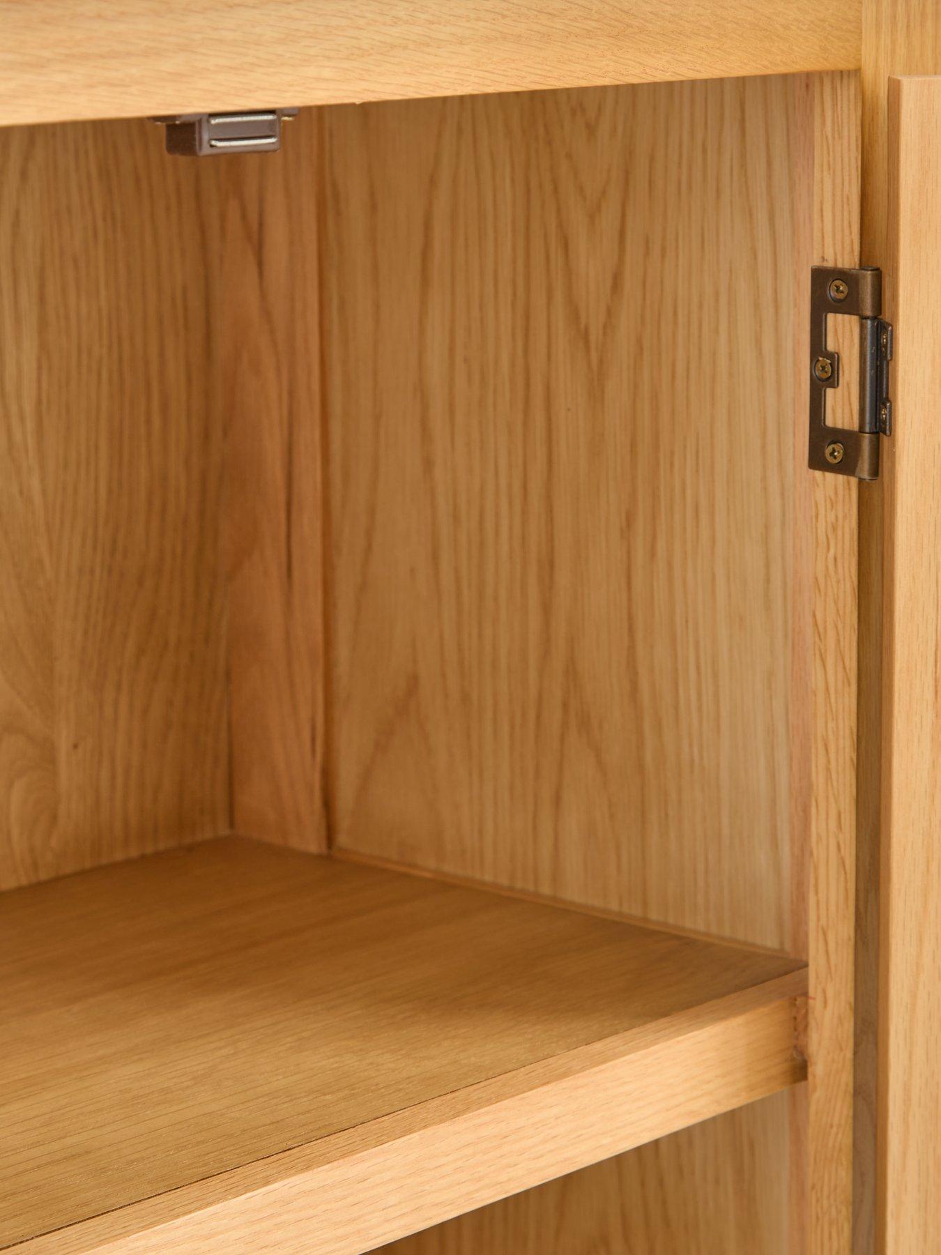 Image 7 of 7 of Very Home Ashwin Ready Assembled Small 2 Door&nbsp;Sideboard&nbsp;-&nbsp;contains Solid Wood