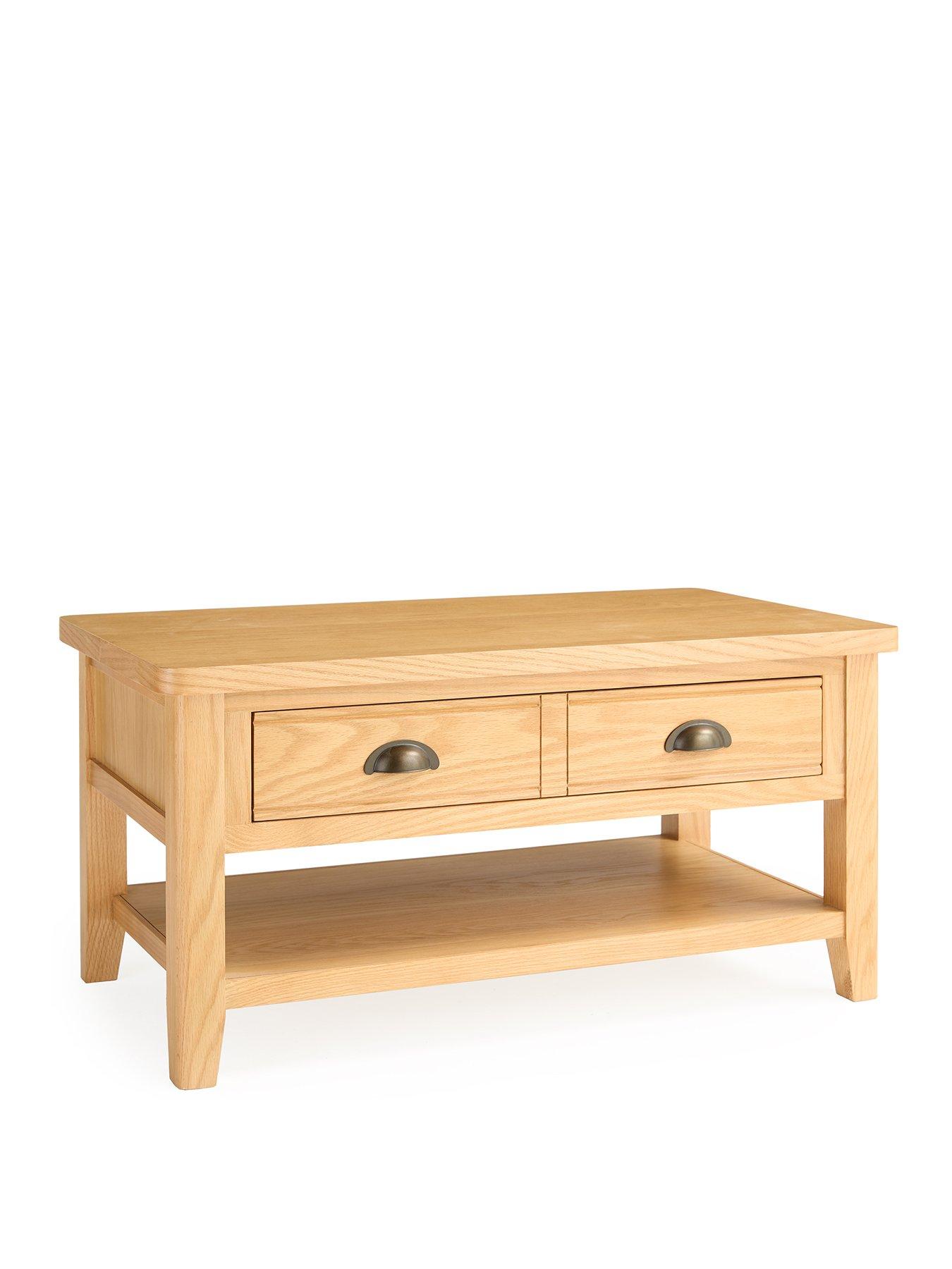 Image 3 of 5 of Very Home Ashwin Ready Assembled Large Coffee Table&nbsp;- contains Solid Wood