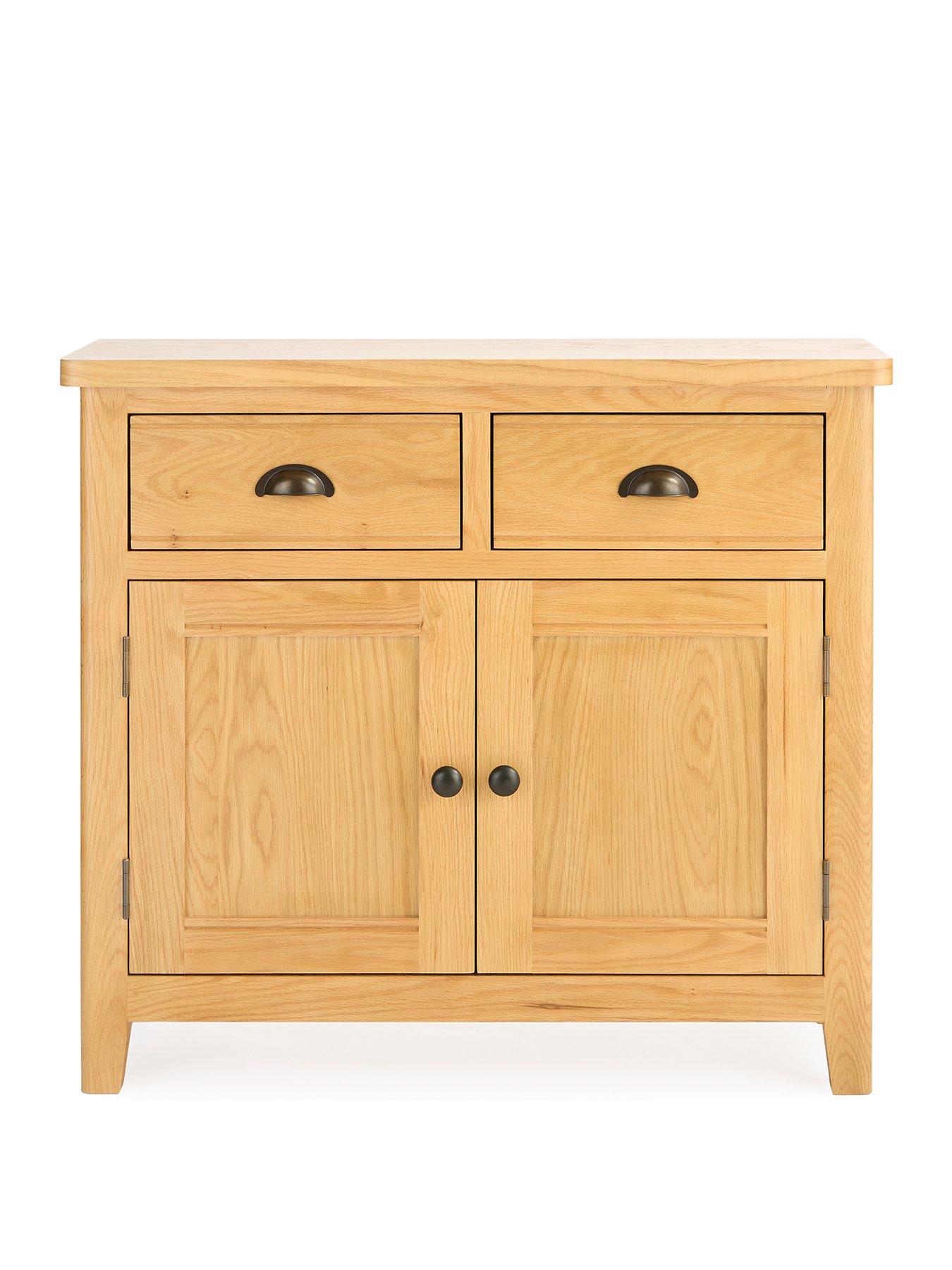 Image 2 of 7 of The Very Collection Ashwin Ready Assembled 2 Door, 2 Drawer Medium Sideboard&nbsp;- contains Solid Wood