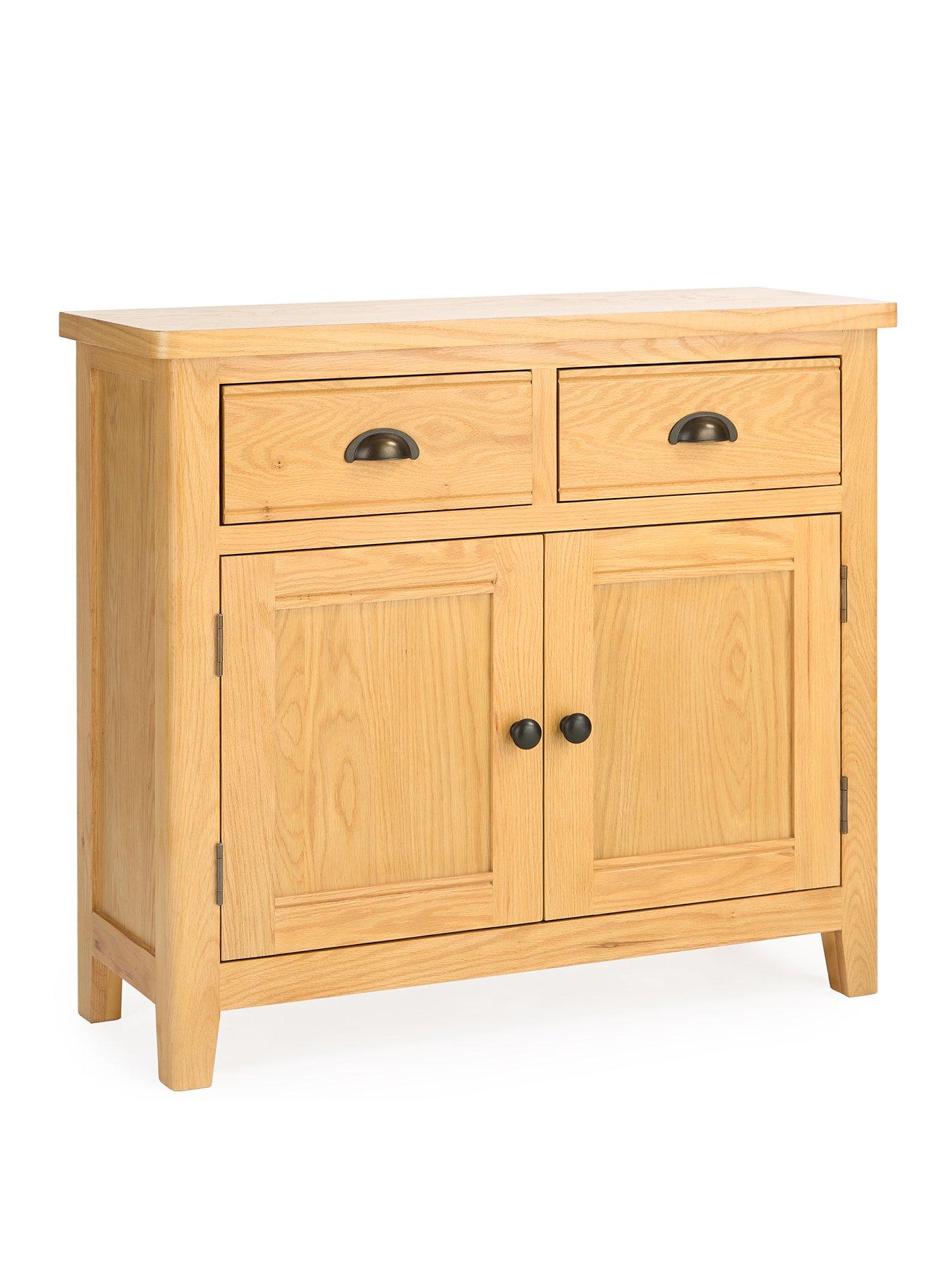Image 3 of 7 of The Very Collection Ashwin Ready Assembled 2 Door, 2 Drawer Medium Sideboard&nbsp;- contains Solid Wood