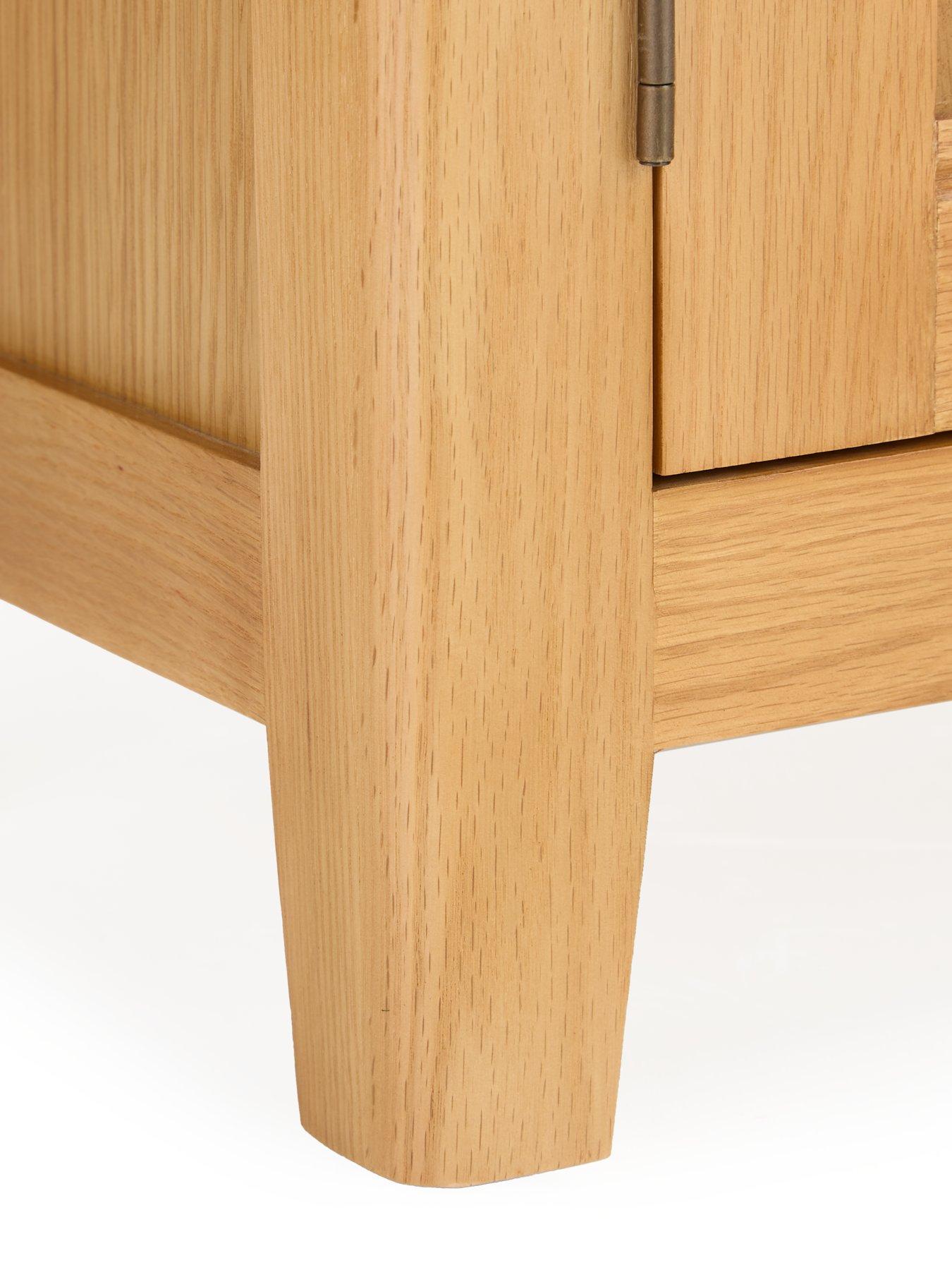 Image 5 of 7 of Very Home Ashwin Ready Assembled 2 Door,&nbsp;3 Drawer Large Sideboard in Rustic Oak - contains Solid Wood