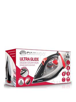Product photograph of Daewoo 2600w Ultra-glide Steam Iron from very.co.uk