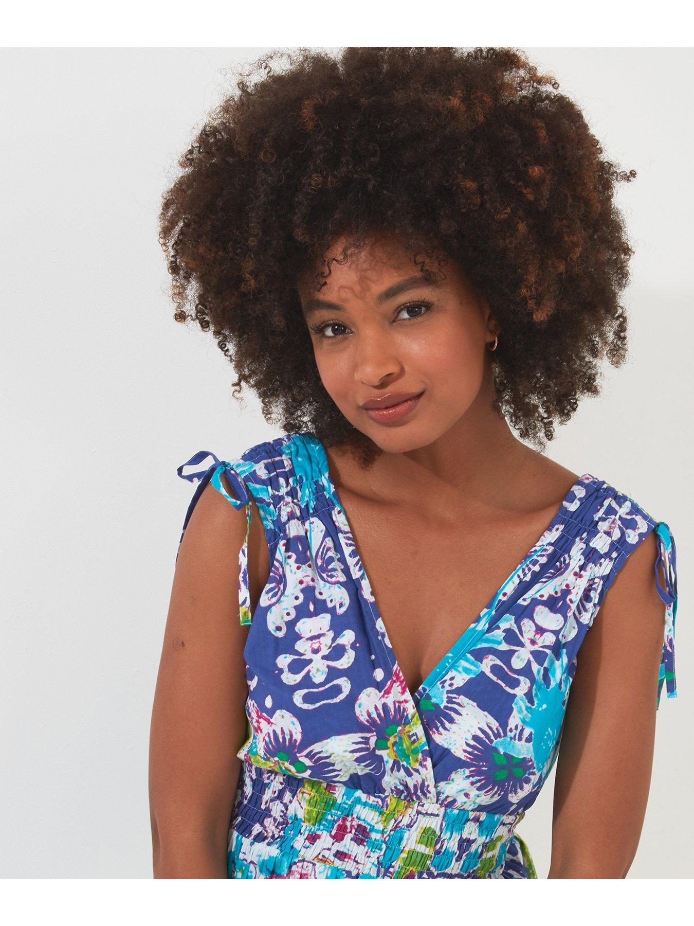 Joe Browns Floral Printed Sun Top - Blue | Very.co.uk