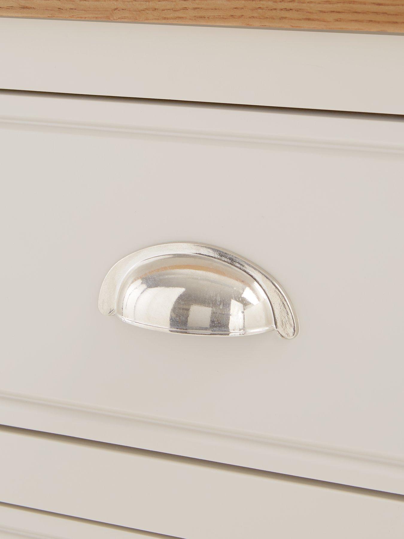 Image 6 of 7 of The Very Collection Malone Ready Assembled&nbsp;3 Drawer Bedside Chest&nbsp;- contains Solid Wood