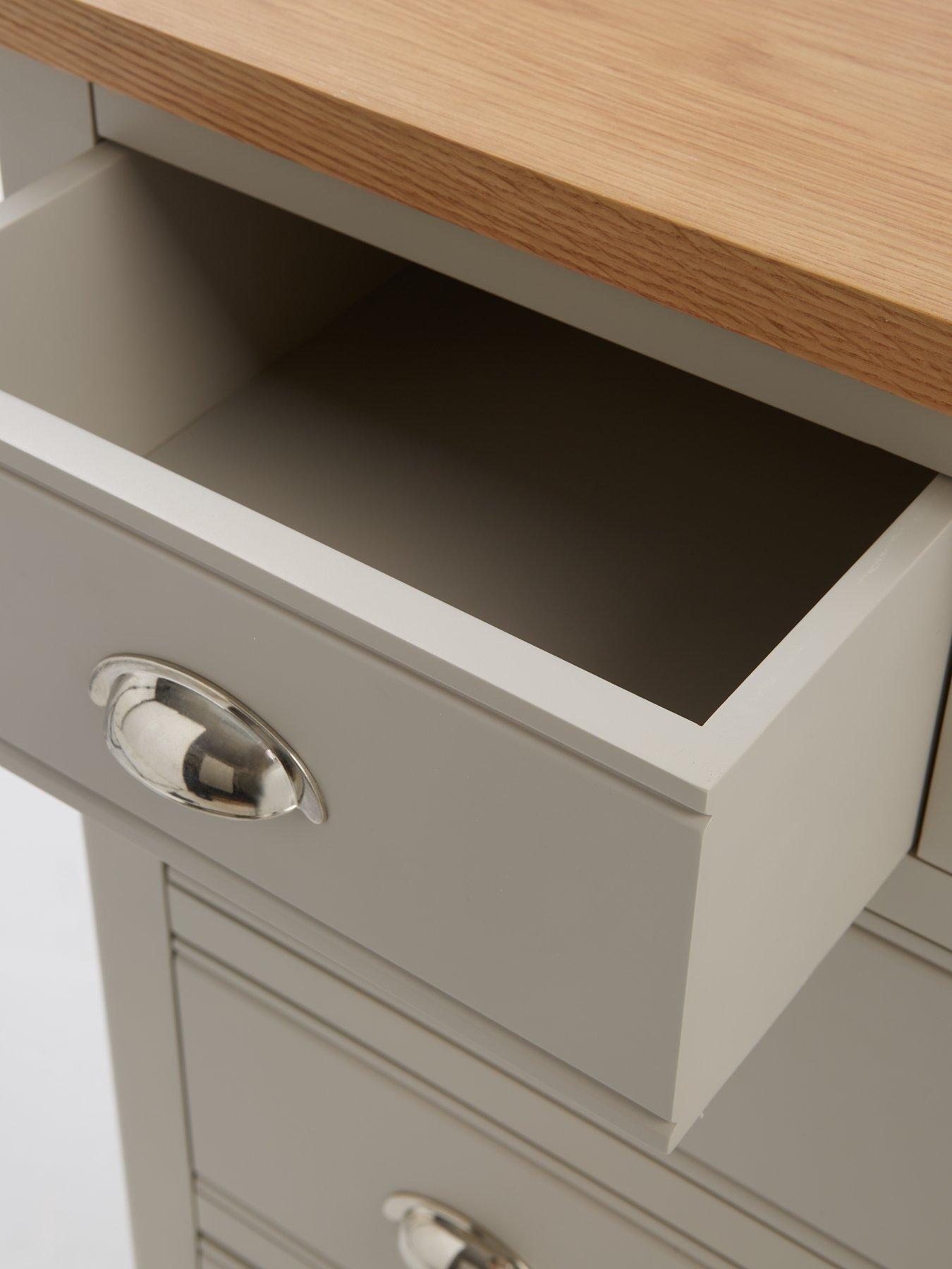 Image 4 of 7 of Very Home Malone&nbsp;Ready Assembled 2 + 3 Drawer Chest&nbsp;- contains Solid Wood
