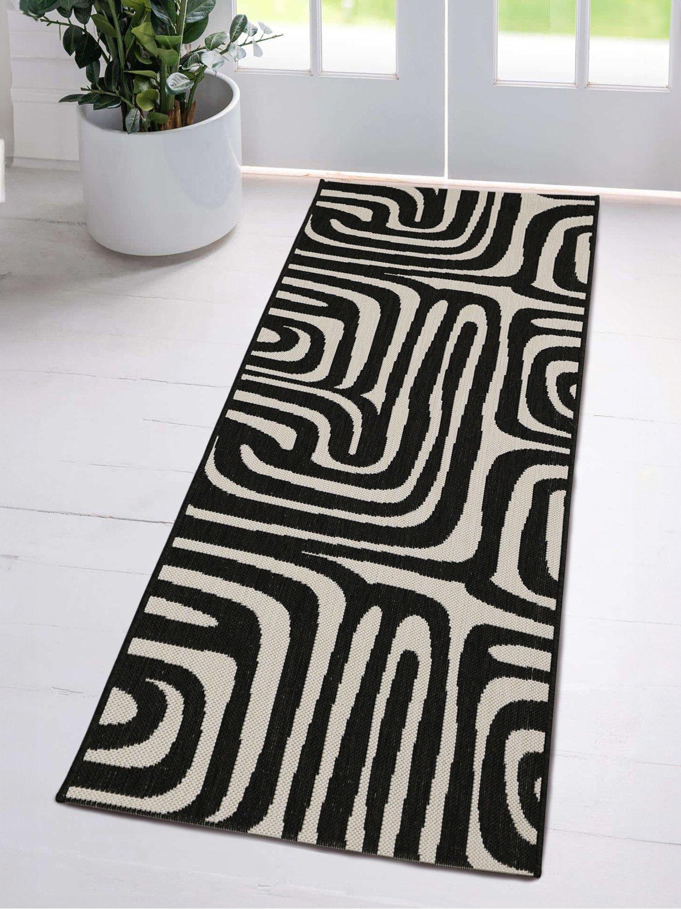 Product photograph of Alghero Indoor Outdoor Flatweave Runner from very.co.uk