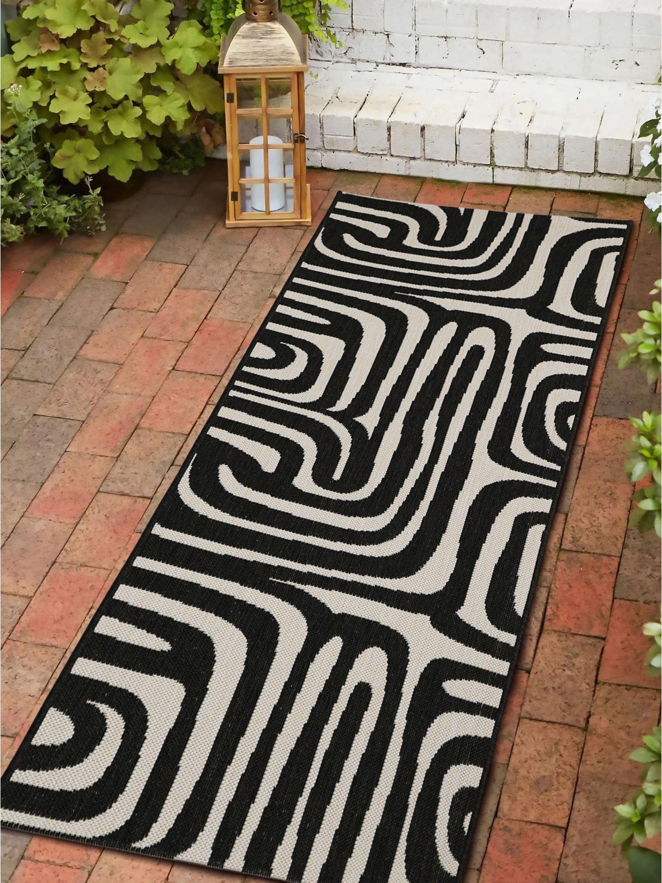 Image 3 of 5 of Very Home Alghero Indoor/Outdoor Flatweave Runner -&nbsp;Mono