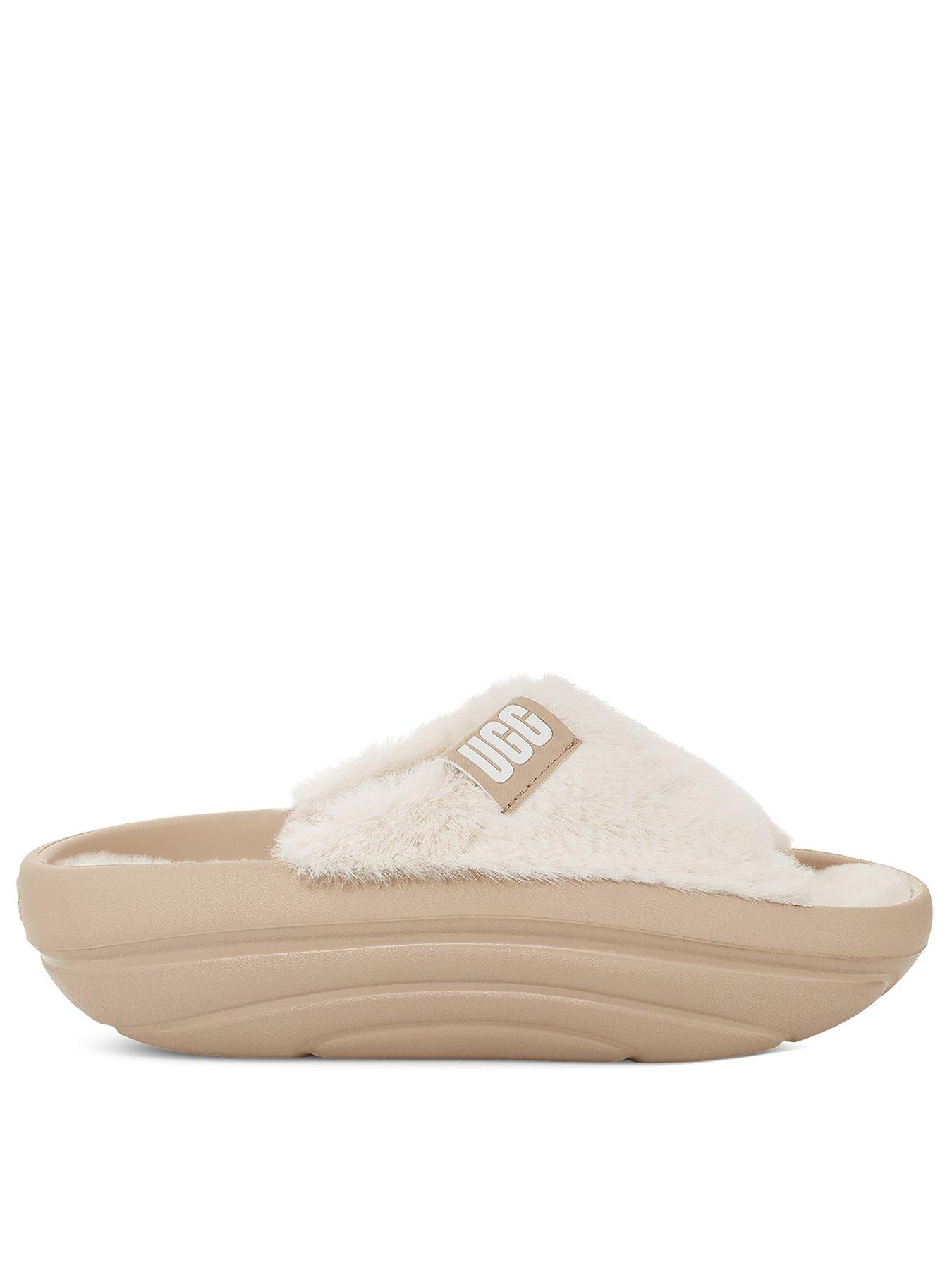 Ugg Foam-O Plush Slide Sandals - Mustard Seed
