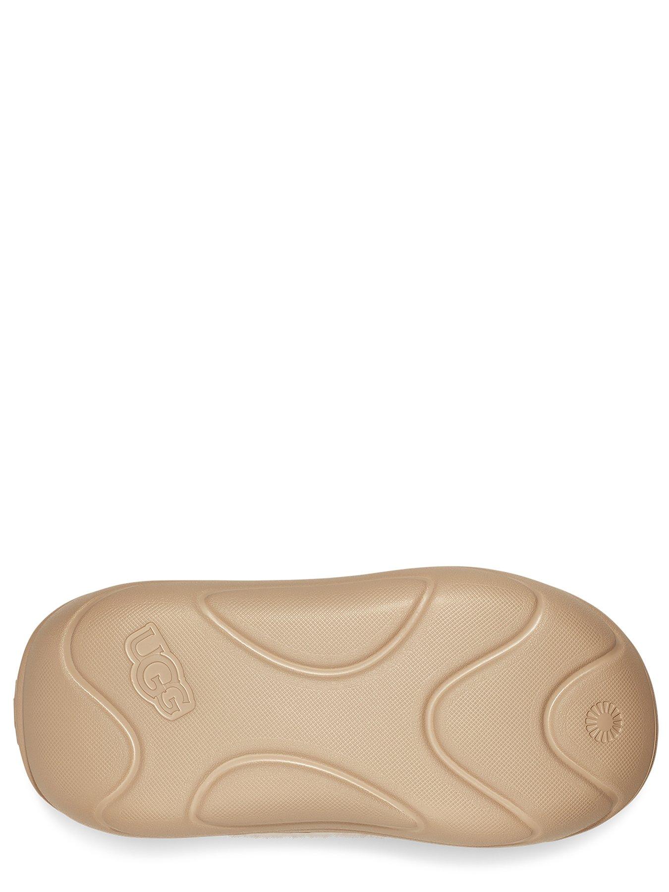 UGG Foam-o Plush Slide Sandals - Mustard Seed | Very.co.uk