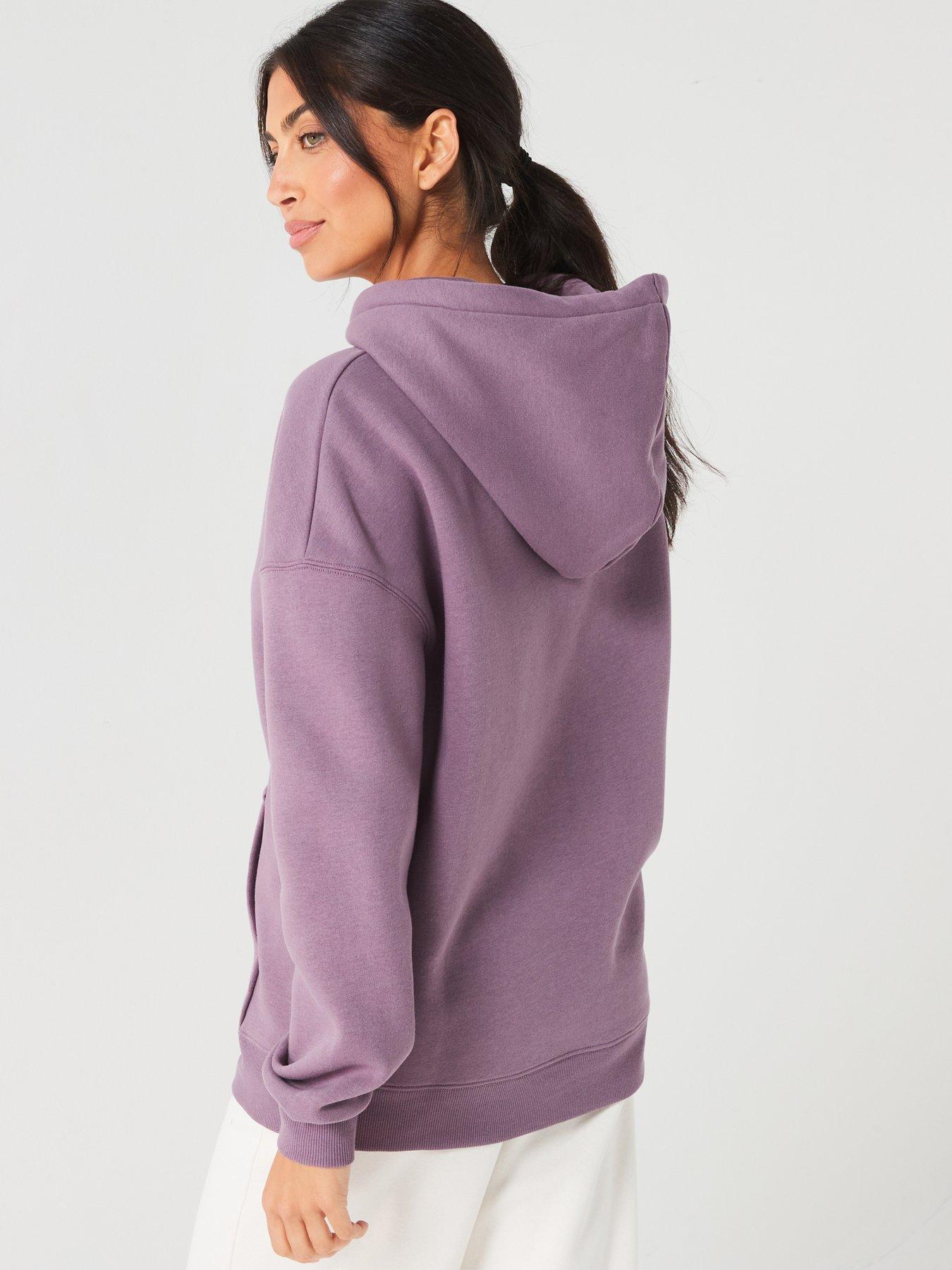 Everyday The Essential Oversized Hoodie Light Purple Very