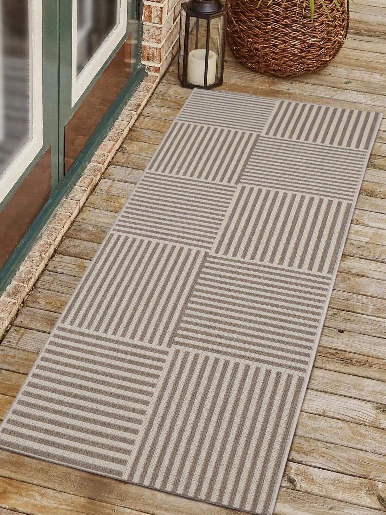 Image 1 of 5 of Very Home Linear Indoor/Outdoor Flatweave Runner&nbsp;