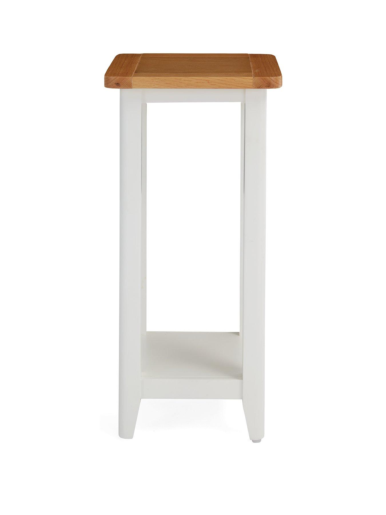 Image 3 of 6 of Very Home Harbour Ready Assembled Side Table - White/Oak