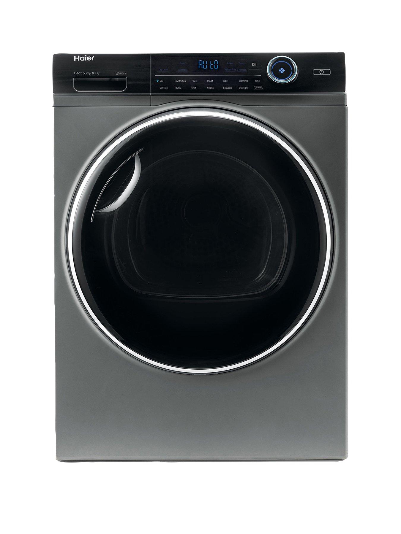 Haier I-Pro Series 7 HD90-A2979S 9kg Heat Pump Tumble Dryer, A++ Rated - Anthracite