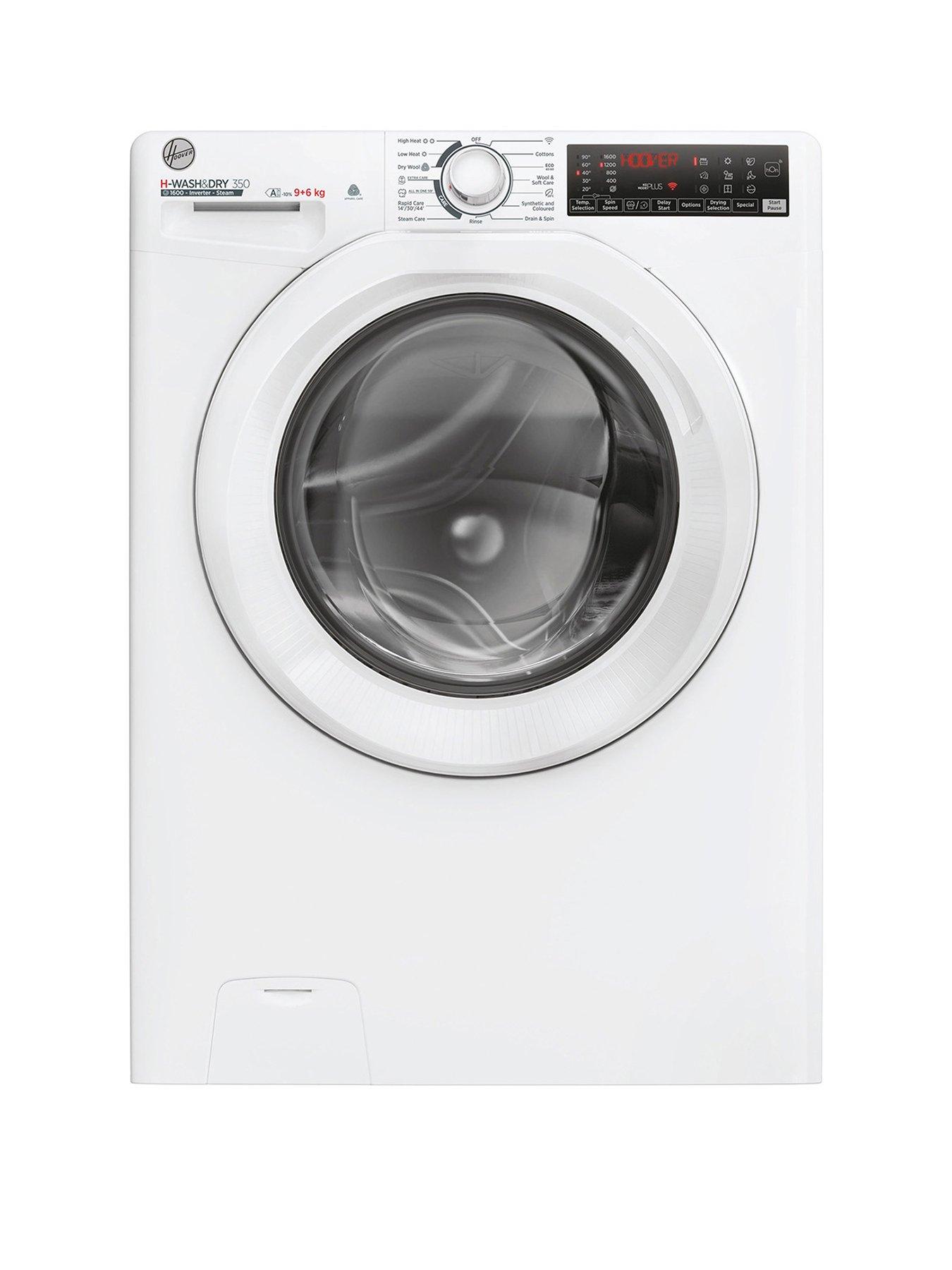 Image of Hoover H-WASH&DRY 350 9kg Wash, 6kg Dry, 1600 Spin Washer Dryer - White