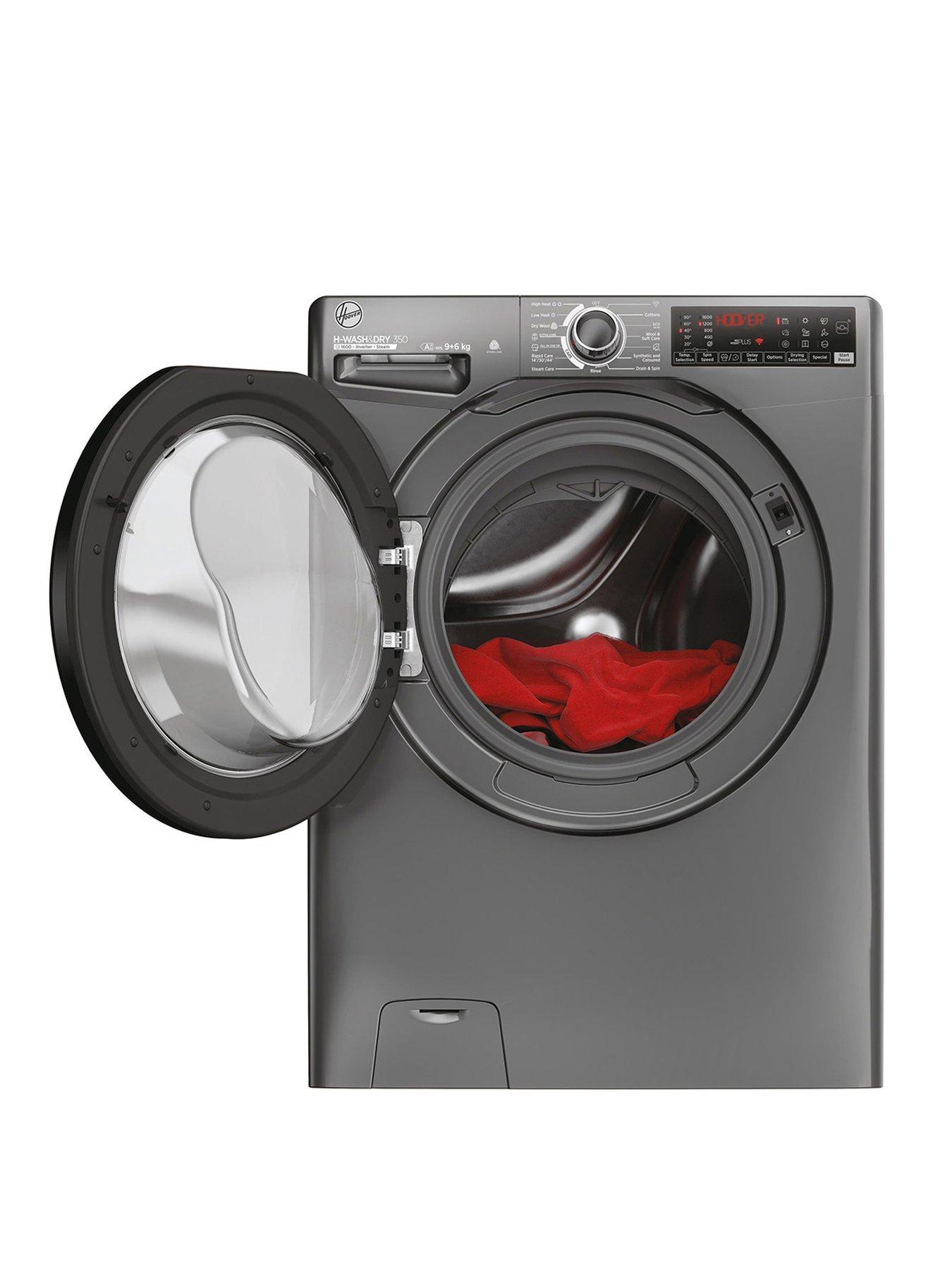Image 2 of 7 of Hoover H-WASH&amp;DRY 350 H3DPS6966TAMBR80 9kg/6kg Washer Dryer, 1600 rpm, Wifi - Graphite