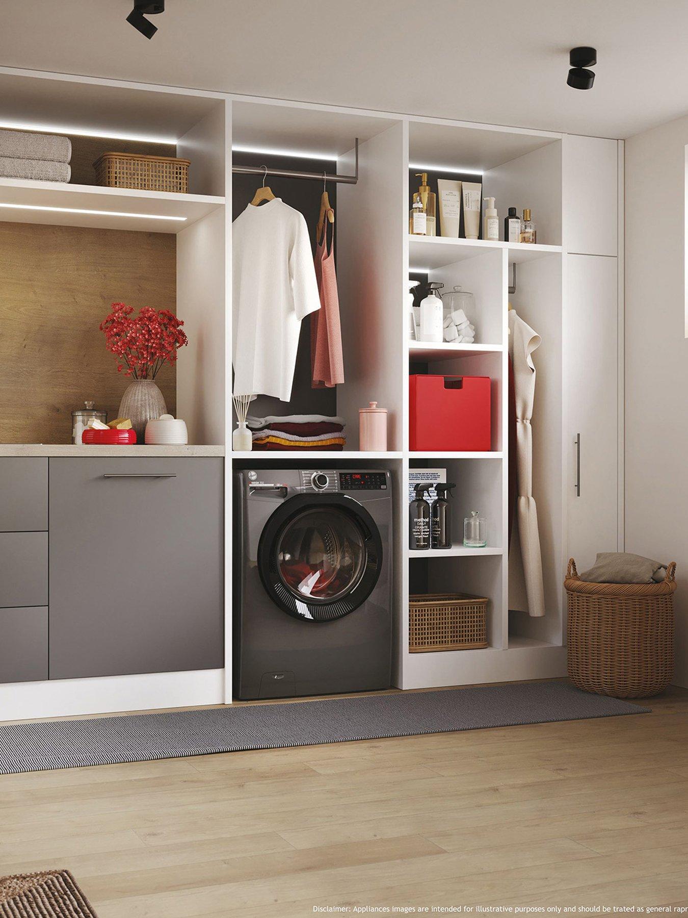 Image 6 of 7 of Hoover H-WASH&amp;DRY 350 H3DPS6966TAMBR80 9kg/6kg Washer Dryer, 1600 rpm, Wifi - Graphite