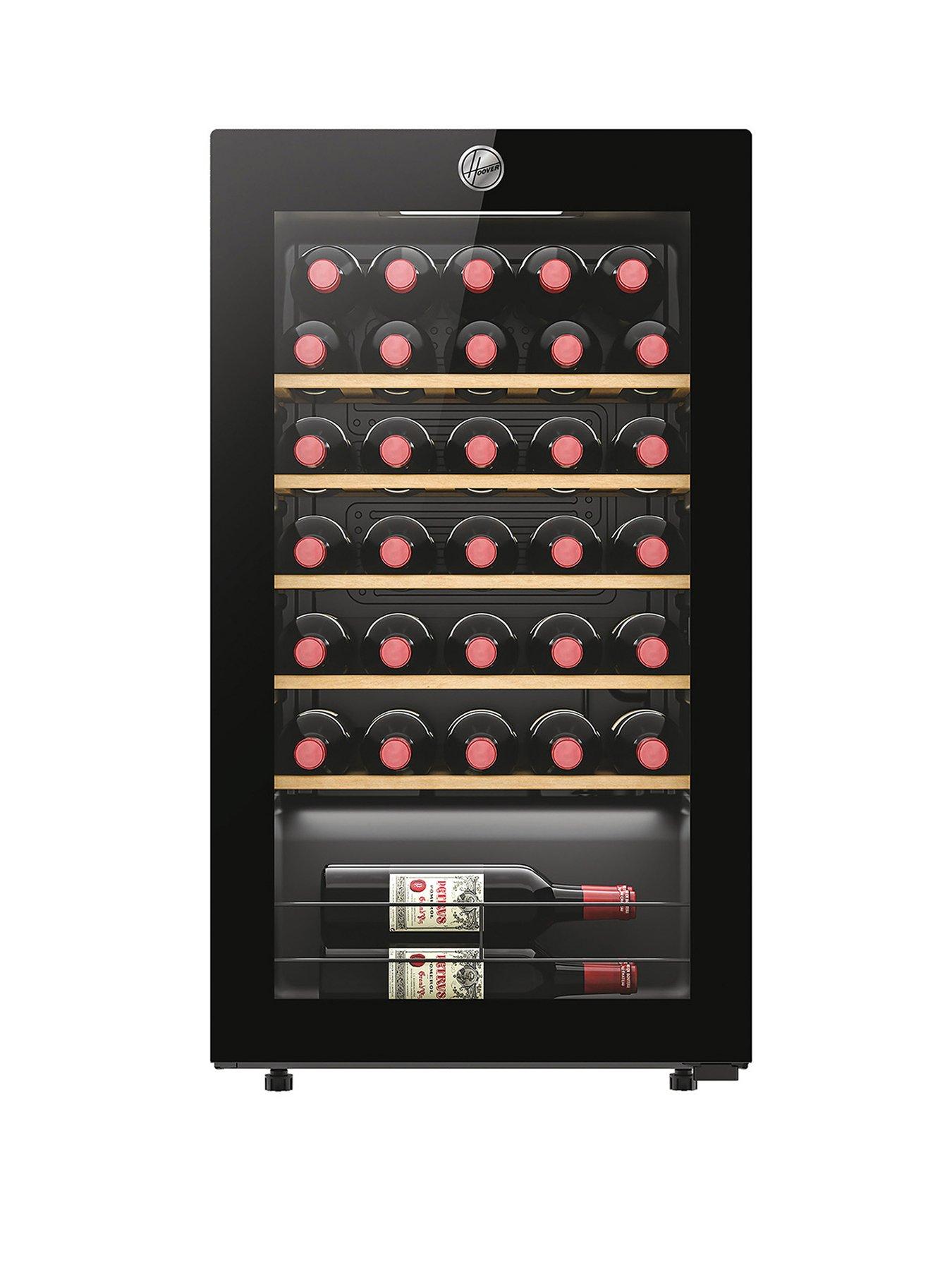 Hoover HOWC034K 34 Bottle Capacity Wine Cooler, with Wifi - Black