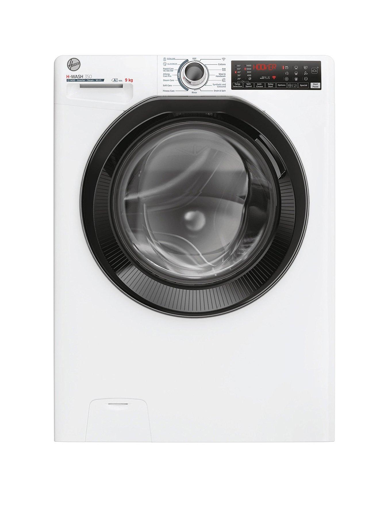 Hoover H-WASH 350 H3WPS496TAMB6-80 9kg Load, 1400 Spin Washing Machine, A rated, WiFi - White