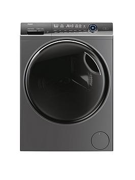 Product photograph of Haier I-pro Series 5 Hw80-b14959s8tu1 8kg 1400rpm Spin Washing Machine A-rated Wifi - Graphite from very.co.uk