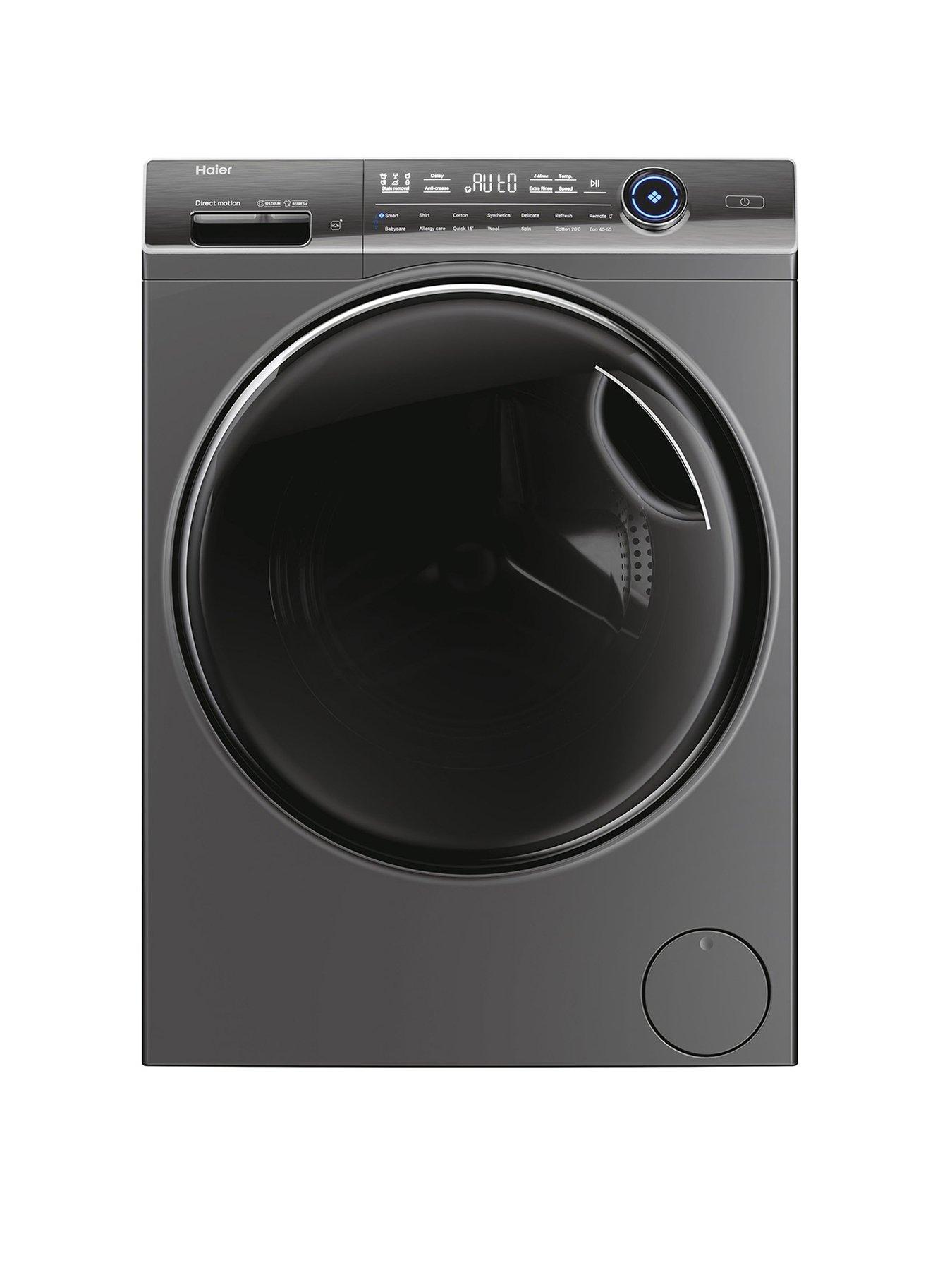 undefined I-Pro Series 5 HW80-B14959S8TU1 8kg 1400rpm Spin Washing Machine, A-Rated, Wifi - Graphite