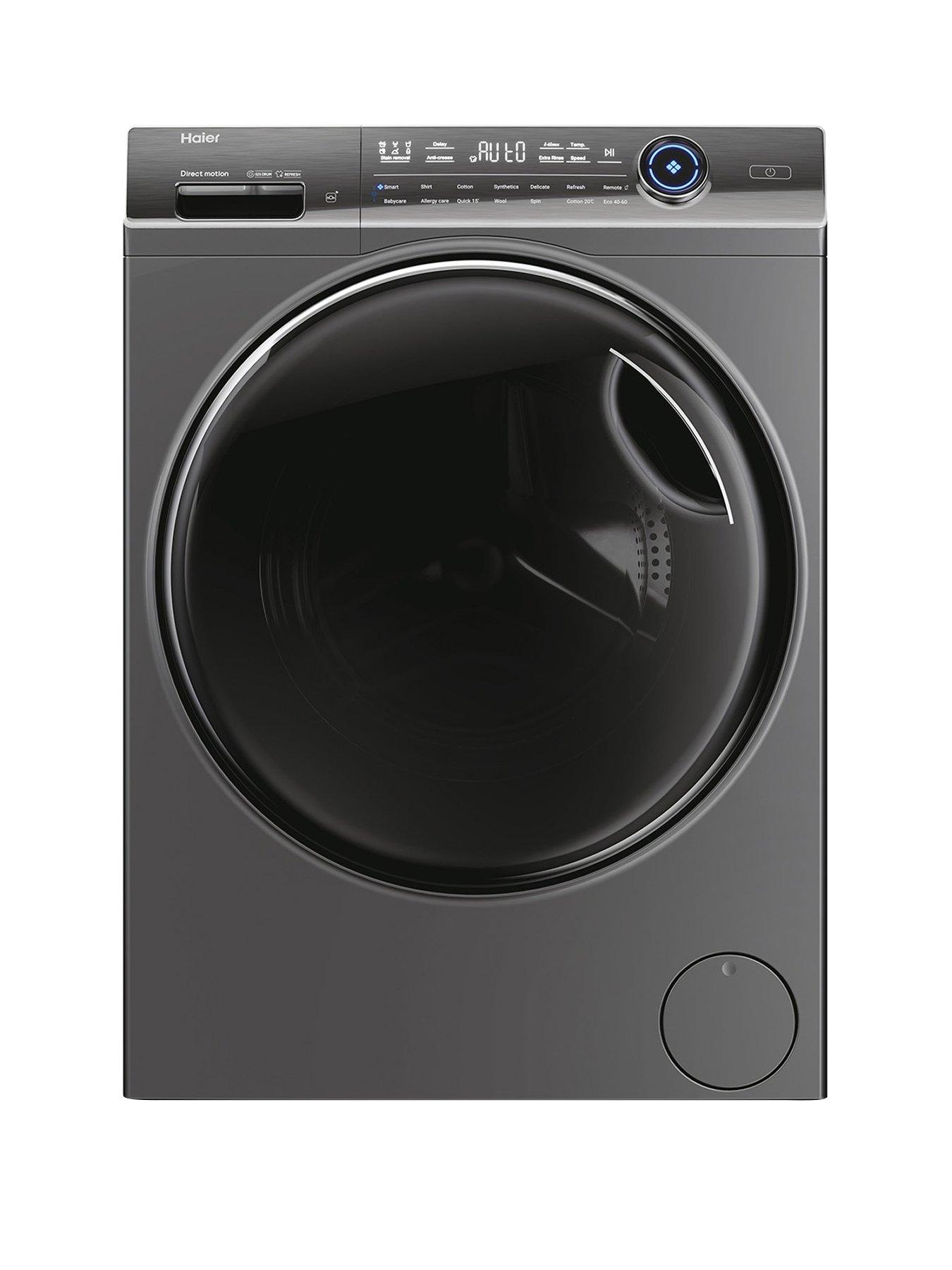 undefined I-Pro Series 7 Plus HW110-B14979S8EU1 10kg 1400rpm Spin Washing Machine, A Rated - Graphite