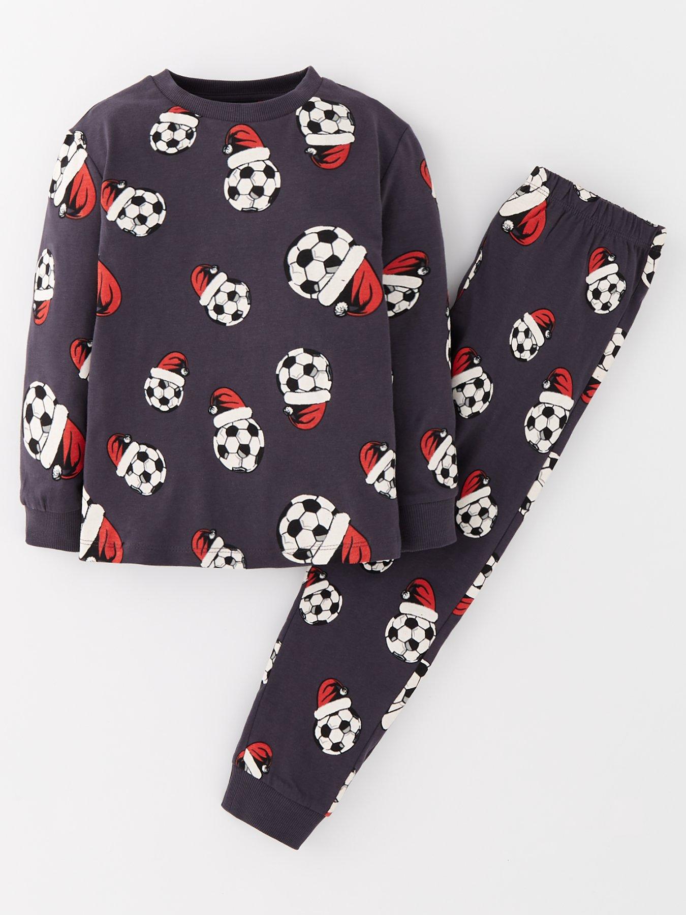 Childrens football pyjamas sale