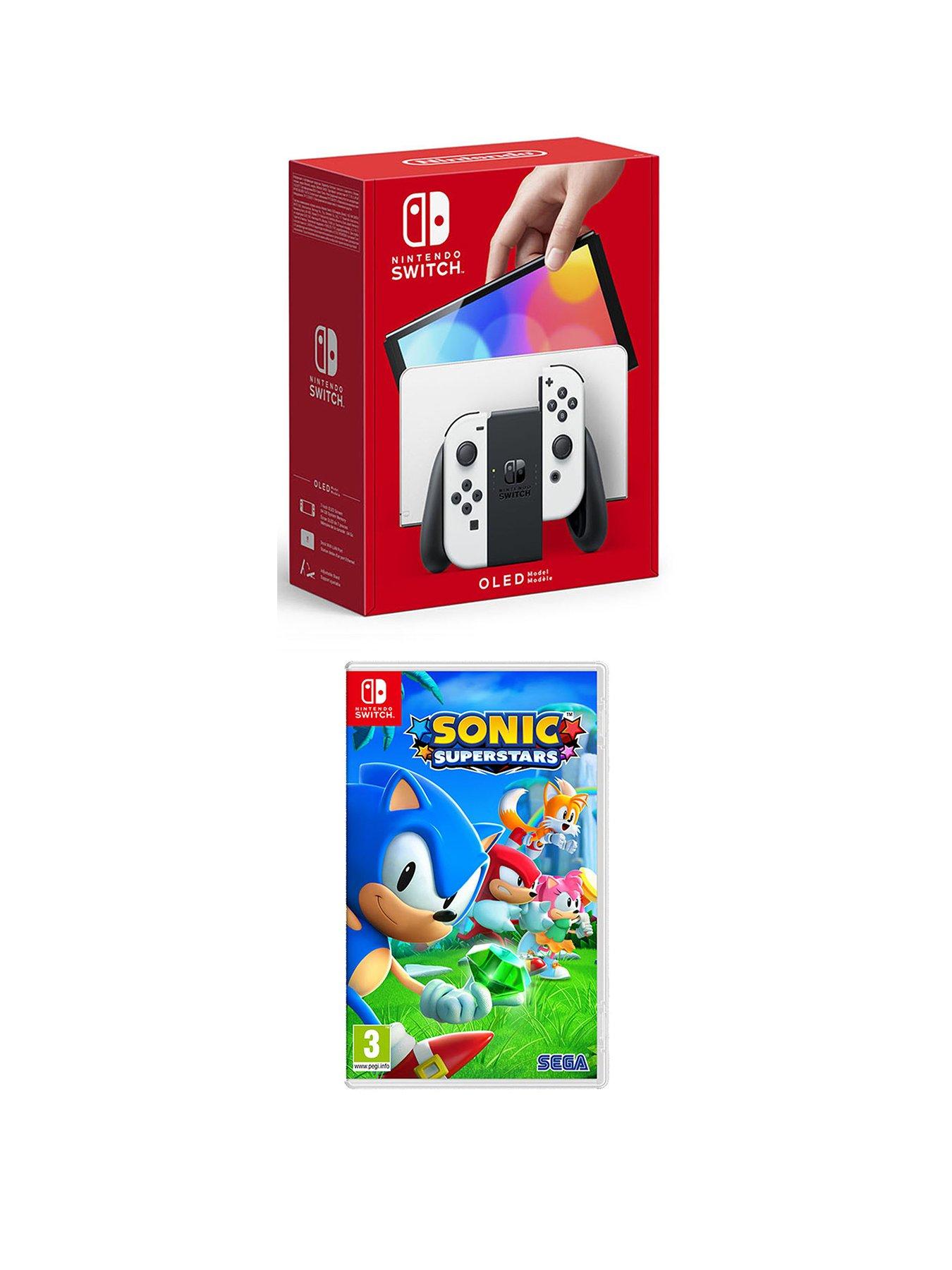 undefined Nintendo Switch HW (OLED Model) White &SONIC SUPERSTARS