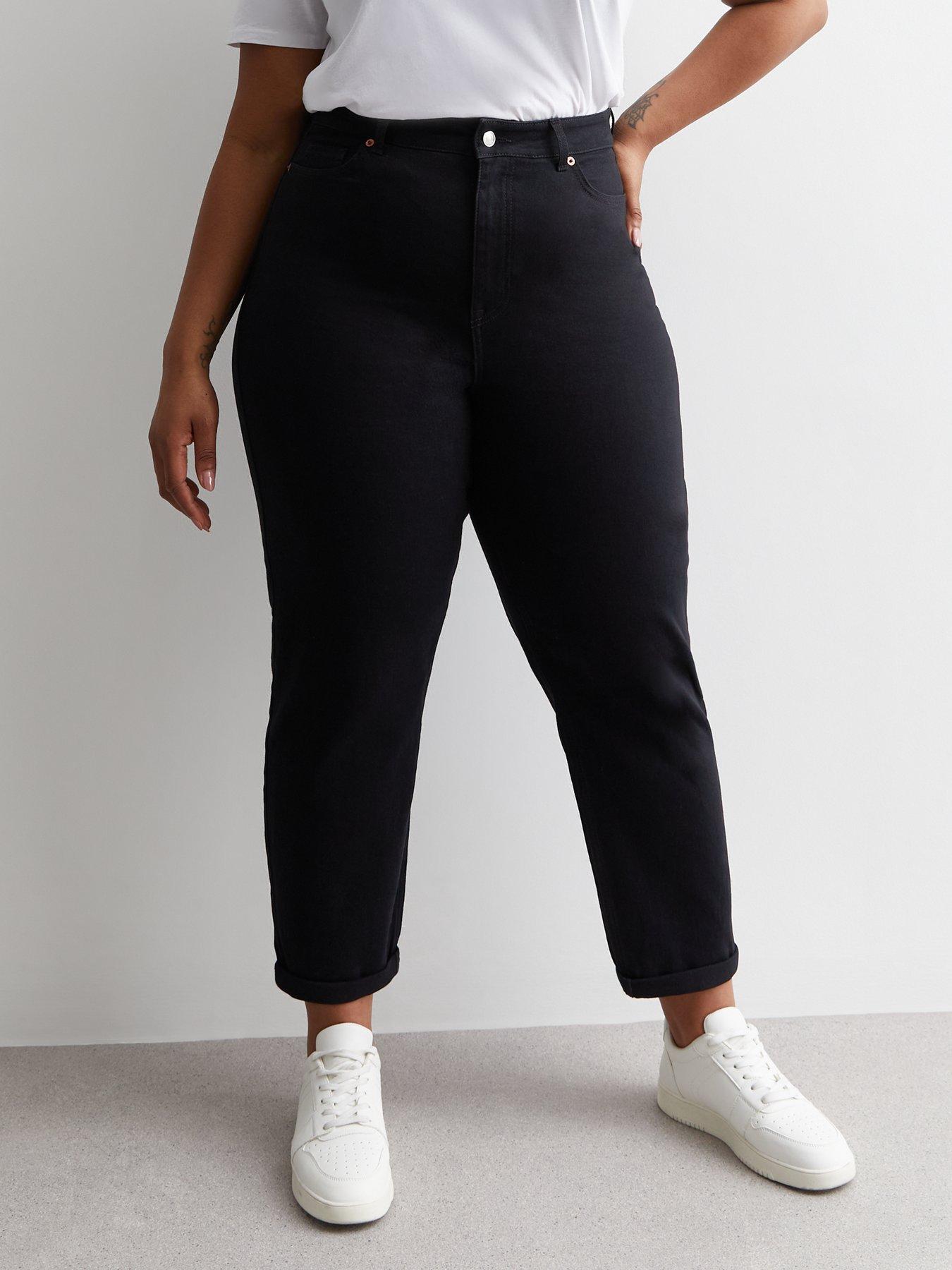 New look black high waisted jeans hotsell