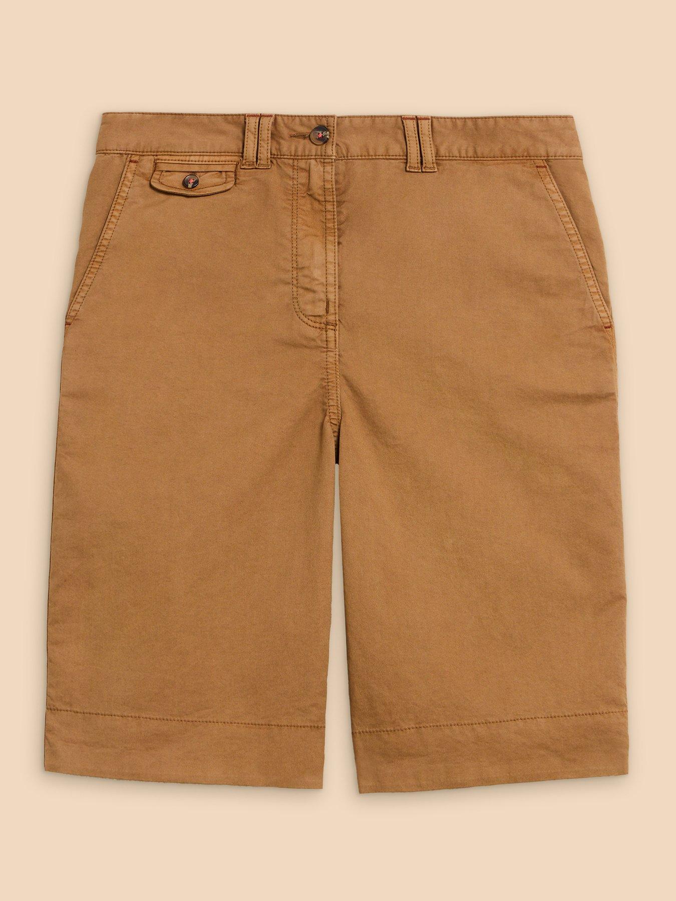 Image 4 of 6 of White Stuff Hayley Chino Shorts - Brown