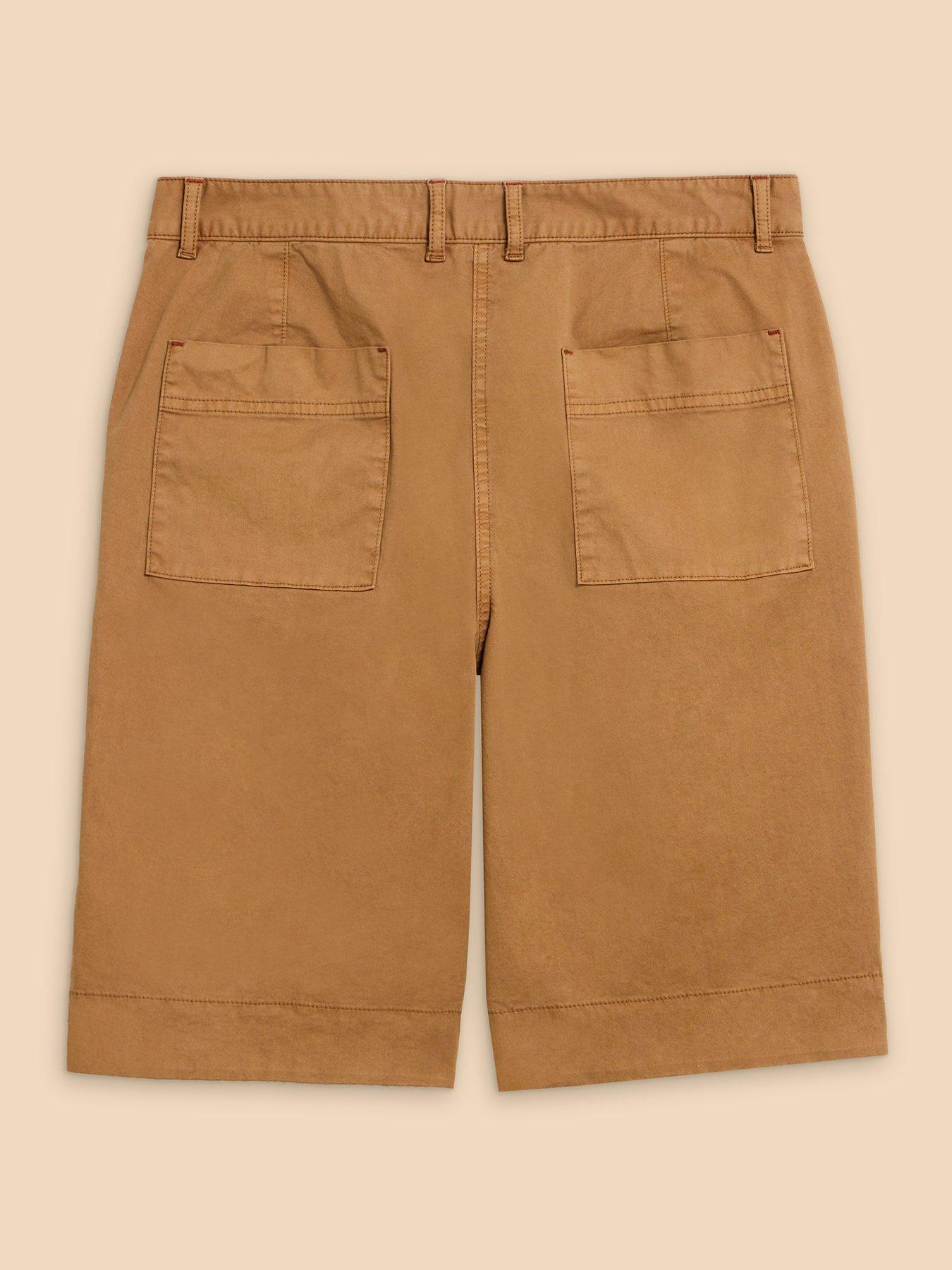 Image 5 of 6 of White Stuff Hayley Chino Shorts - Brown