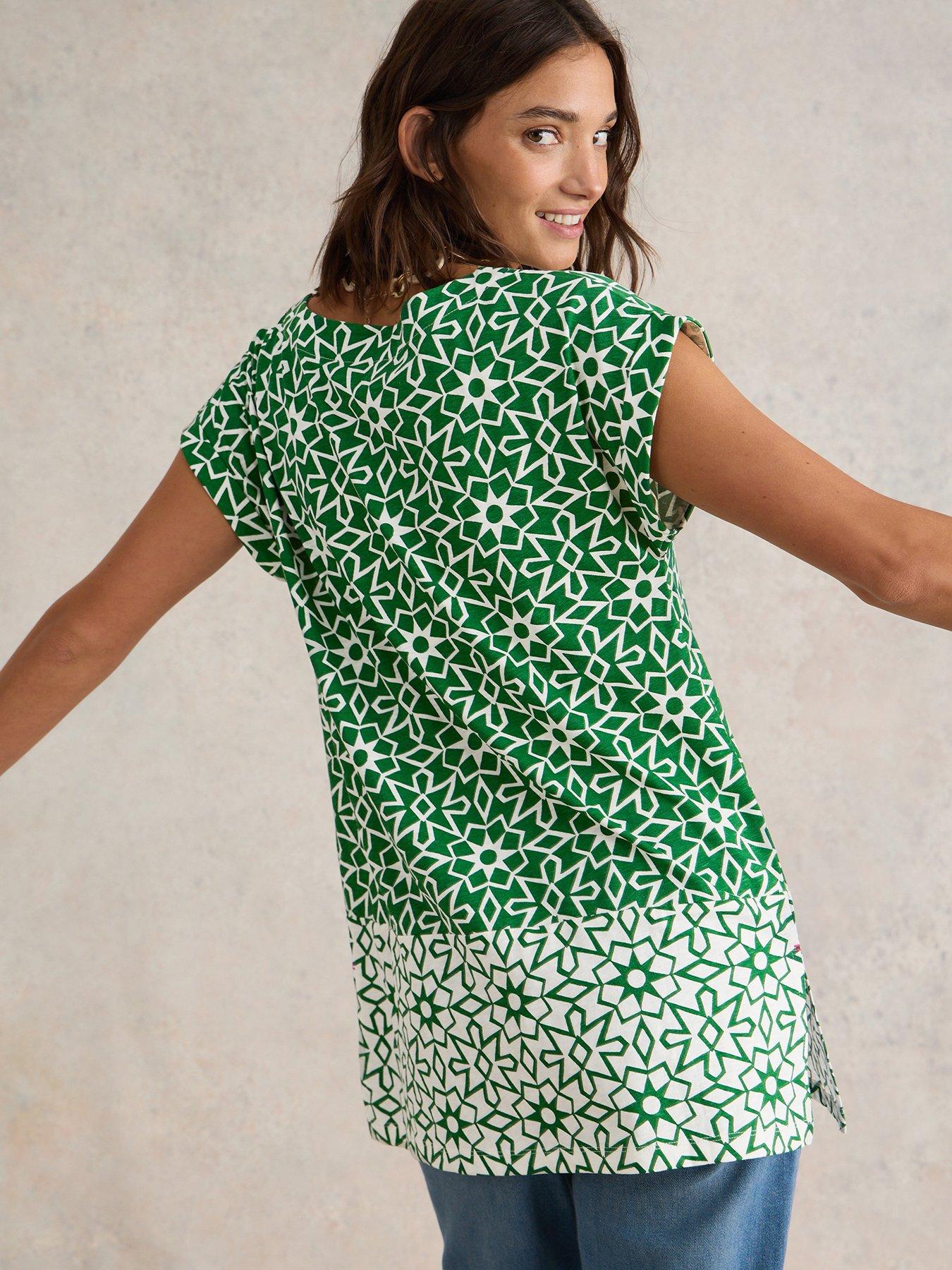 White stuff green tunic top