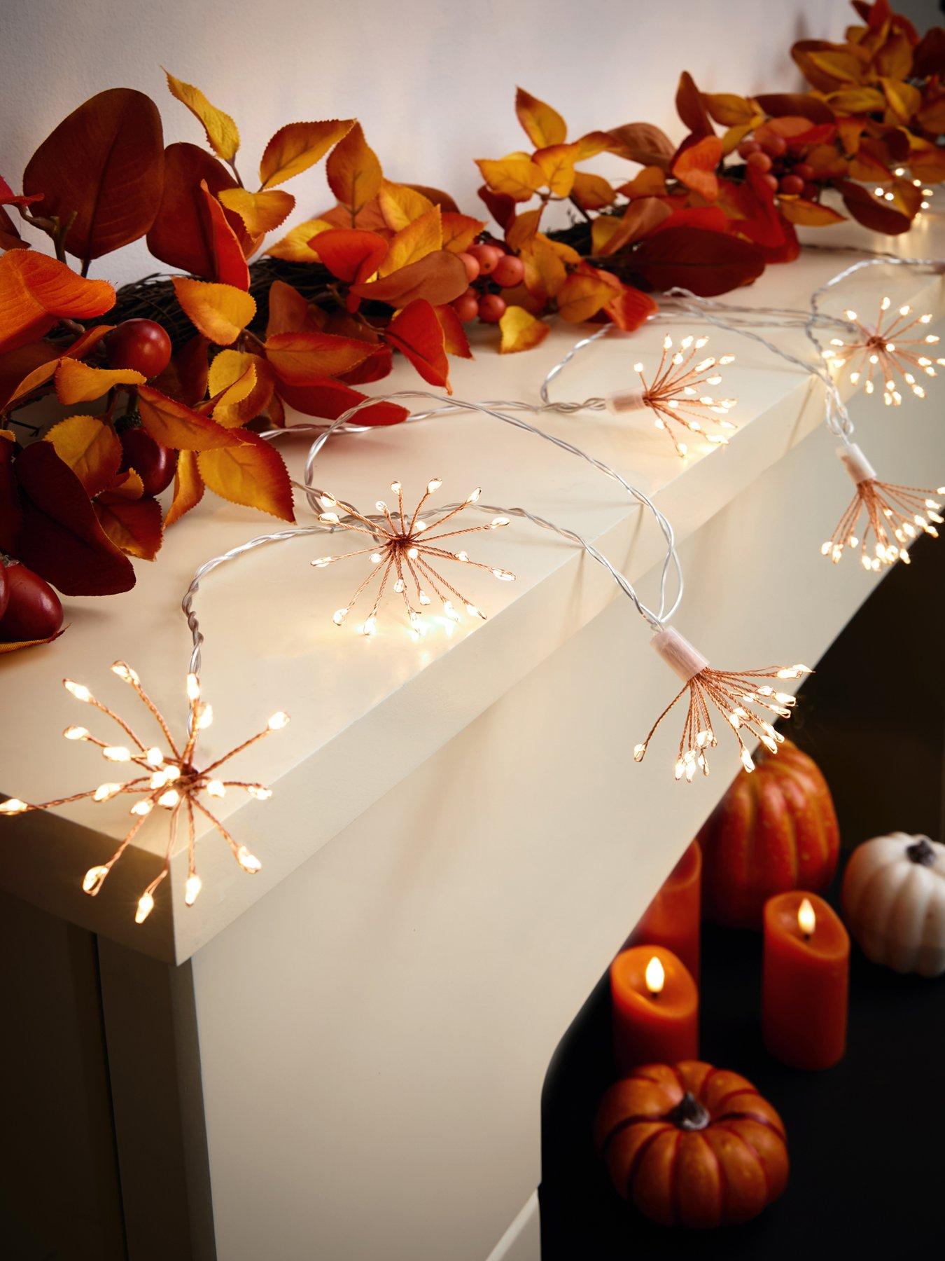 Product photograph of Festive Starburst Lights Autumn Halloween Decorations from very.co.uk