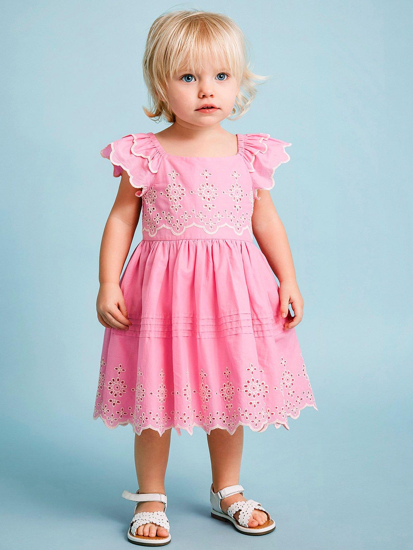 New Beautiful Mid-Season Dress For Baby Girl In Pink Color main image 0